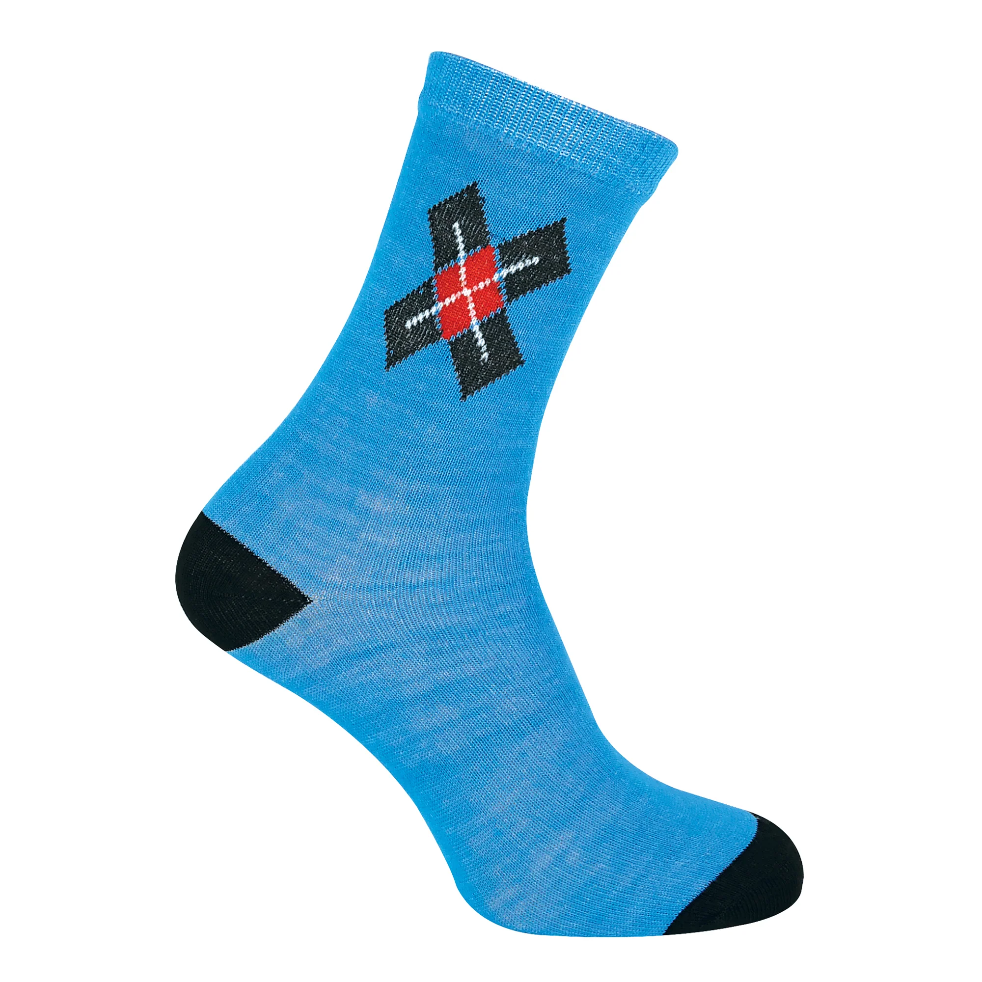 6 Pack Mens Blue Grey Argyle Striped Fashion Dress Socks - Image 16