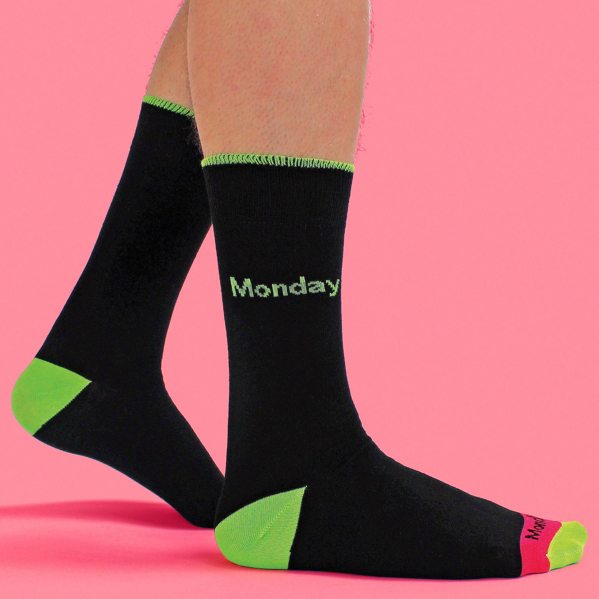 7 Pack Mens Days Of The Week Novelty Cotton Socks - Image 3