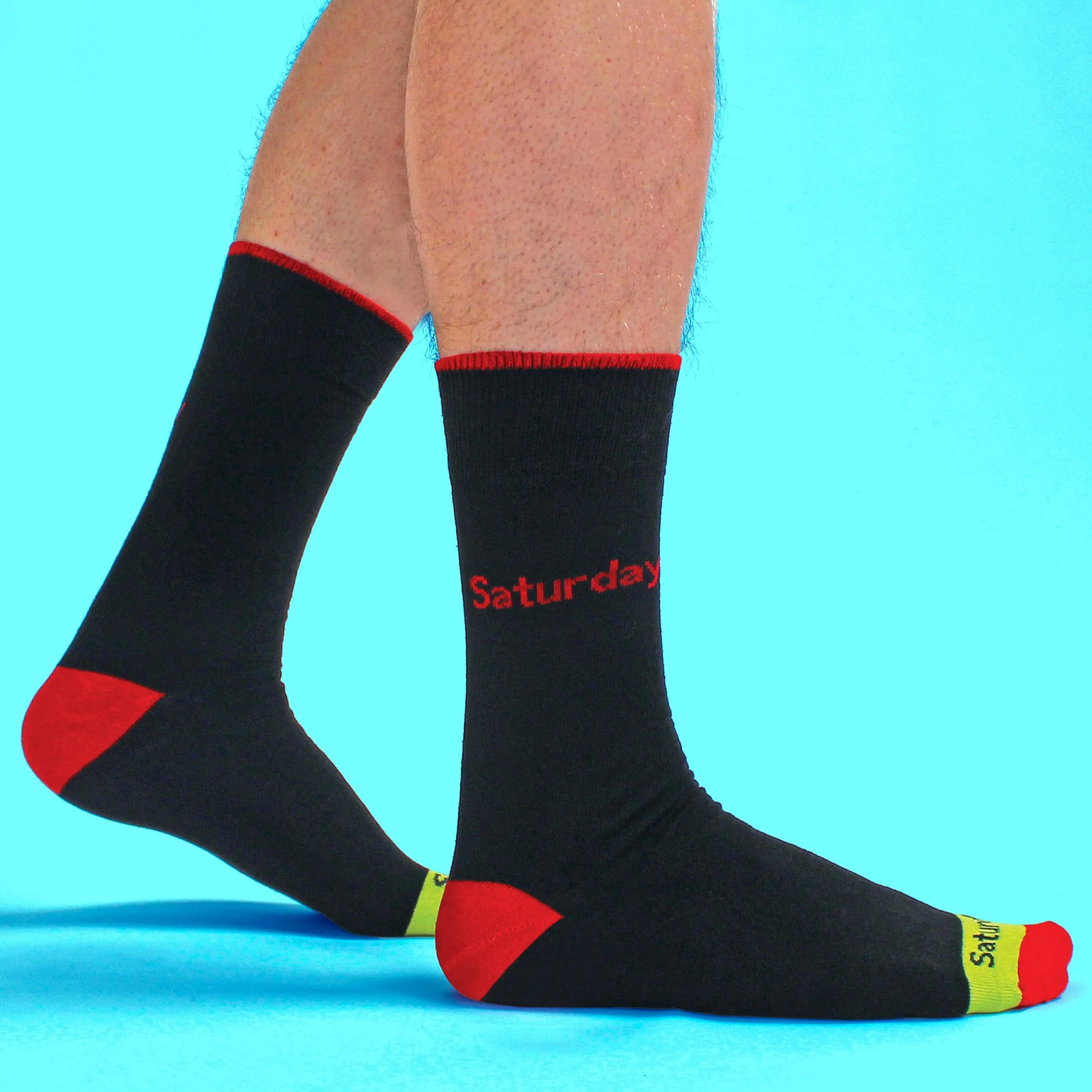 7 Pack Mens Days Of The Week Novelty Cotton Socks - Image 4