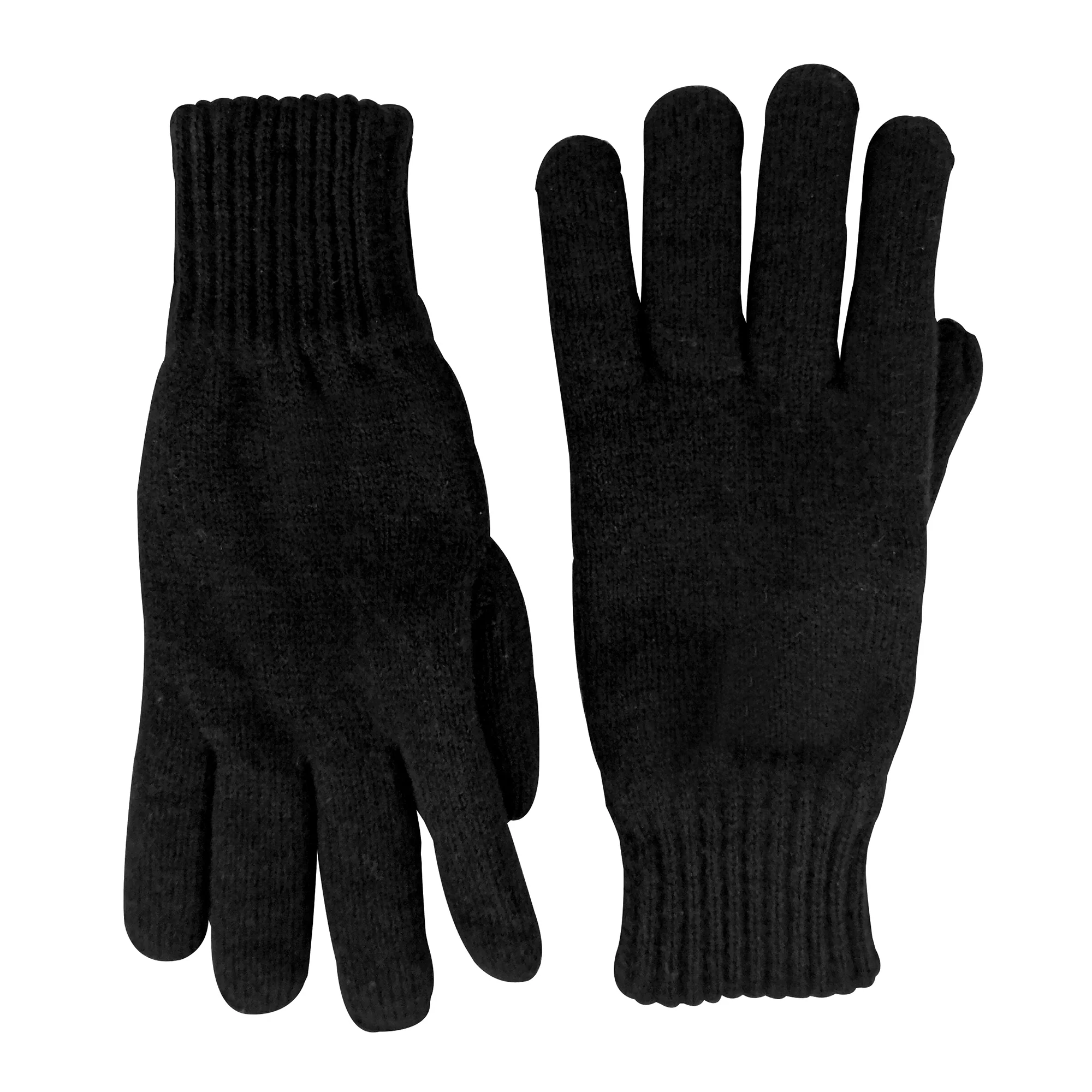 Mens 3M Black Thinsulate Thermal Lined Winter Gloves - Image 3