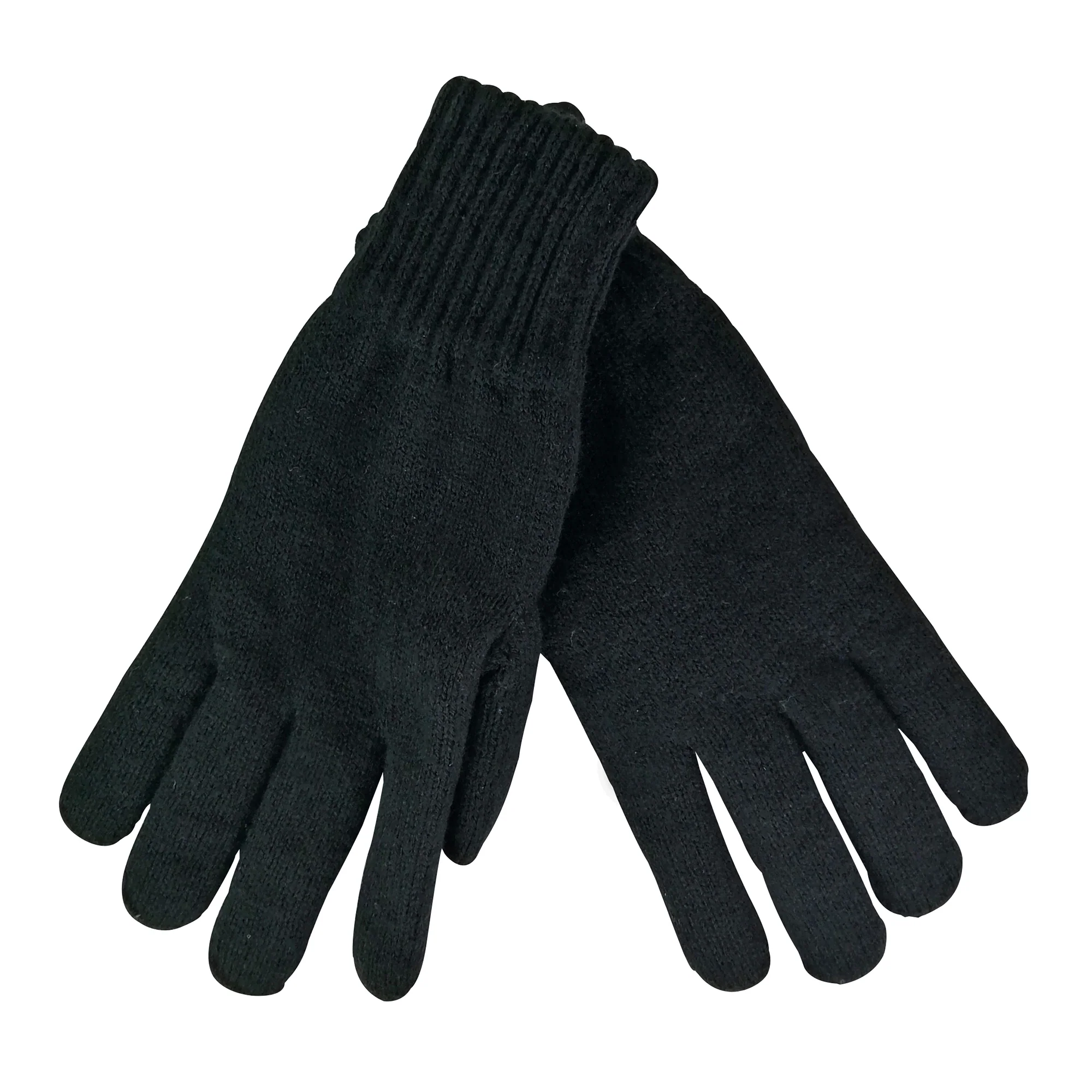 Mens 3M Black Thinsulate Thermal Lined Winter Gloves - Image 4