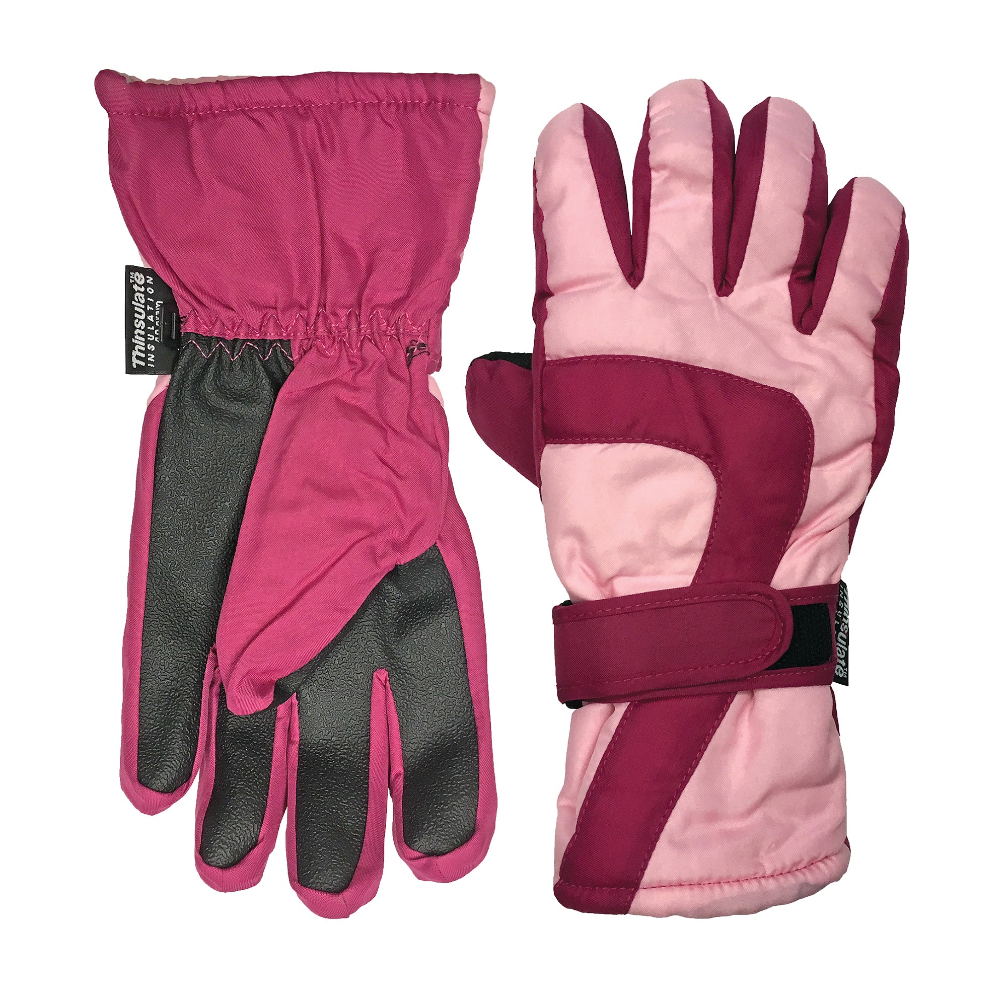 Kids 3M Thinsulate Lined Waterproof Thermal Ski Gloves - Image 7