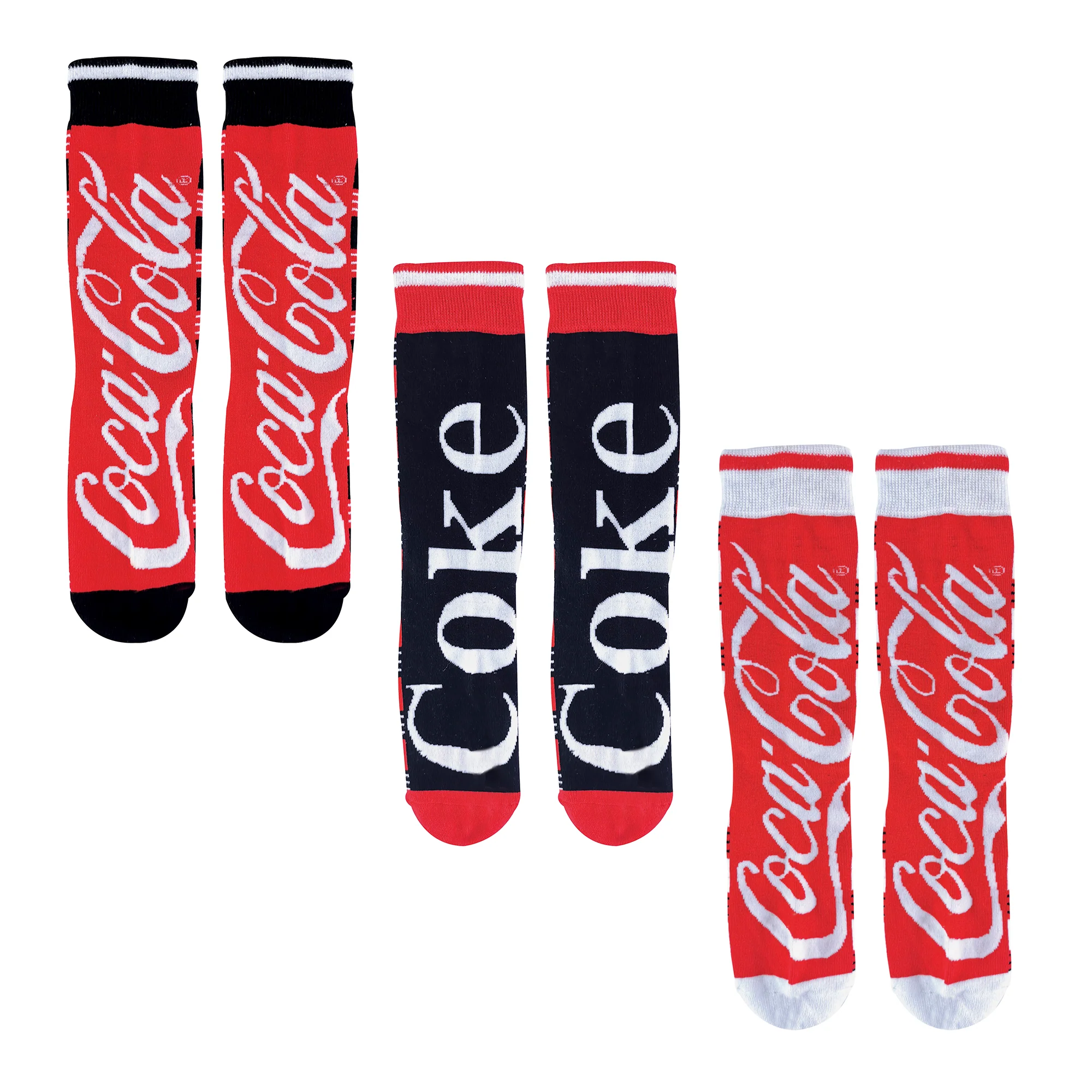 5 Pack Unisex Colourful Novelty Brand Logo Cotton Socks - Image 3