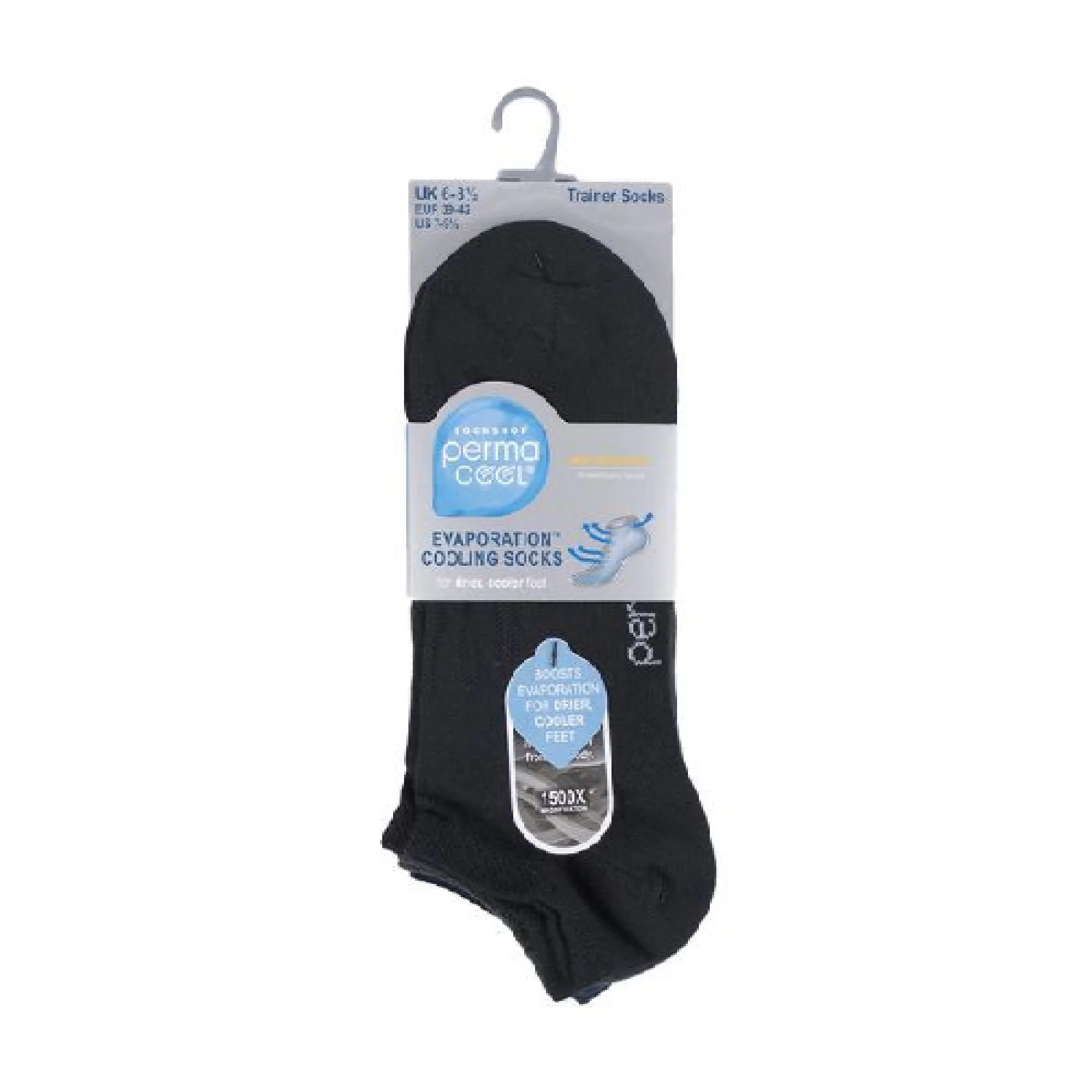 3 Pack Unisex Anti Sweat Trainer Quarter Socks for Hot Weather - Image 6