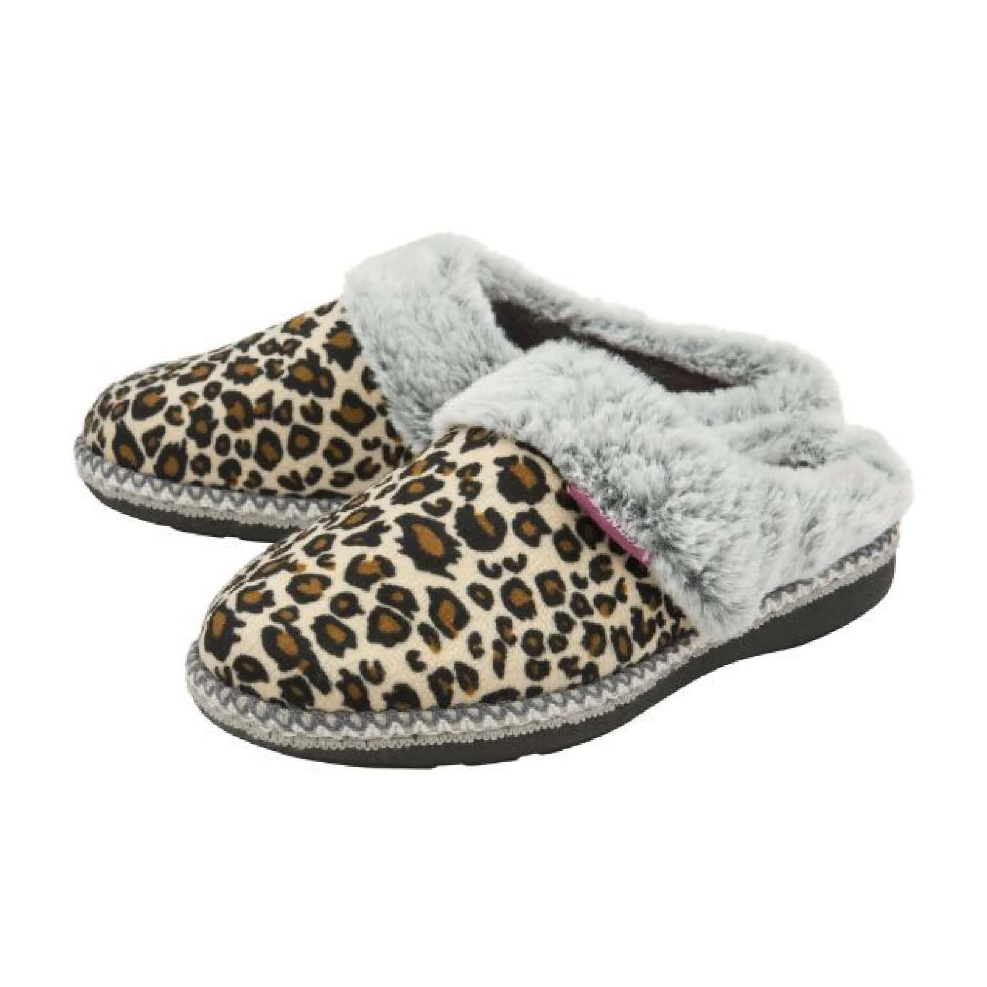 Ladies Cosy Memory Foam Open Back Knitted Slippers (6 Sizes) - Image 10