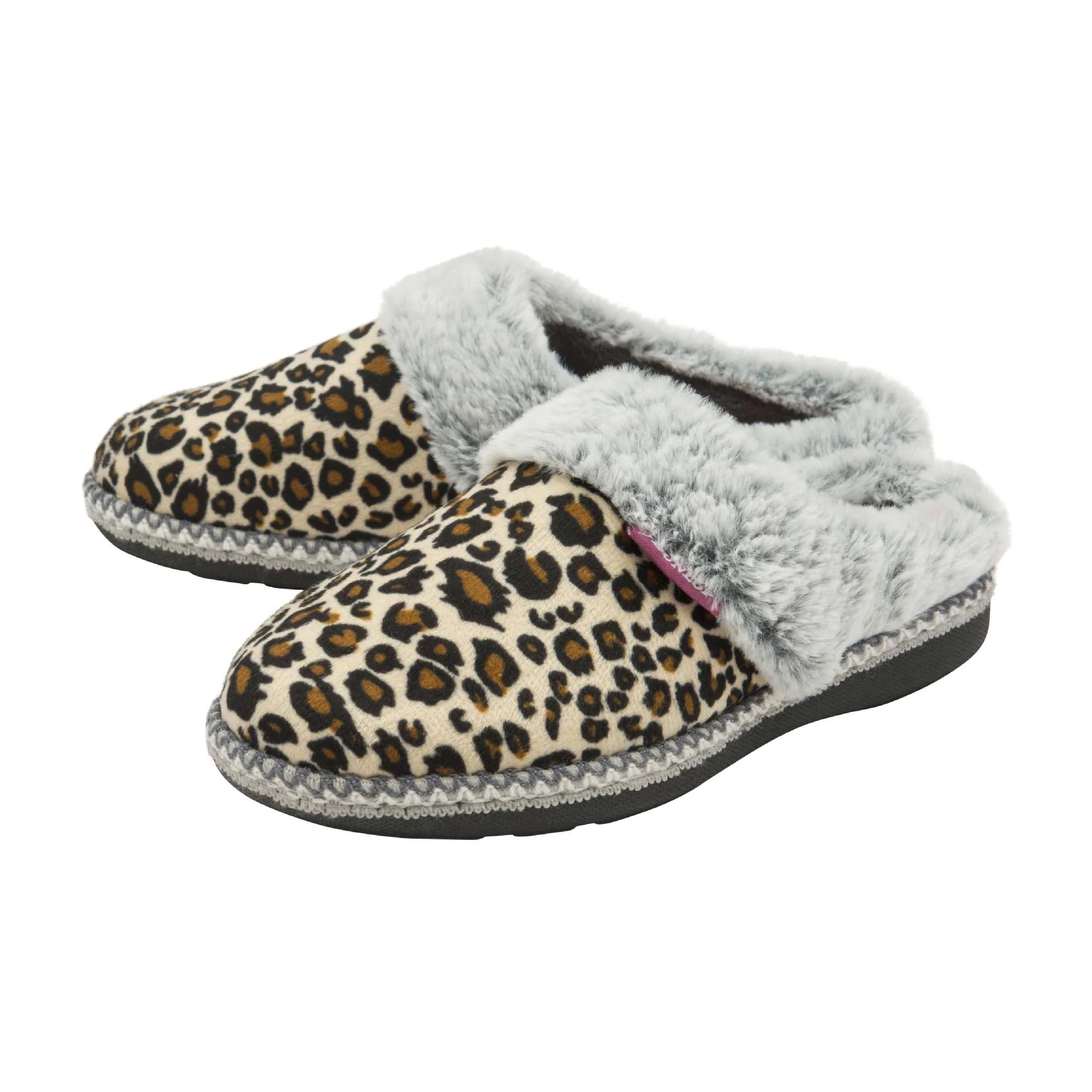 Ladies Cosy Memory Foam Open Back Knitted Slippers (6 Sizes) - Image 6