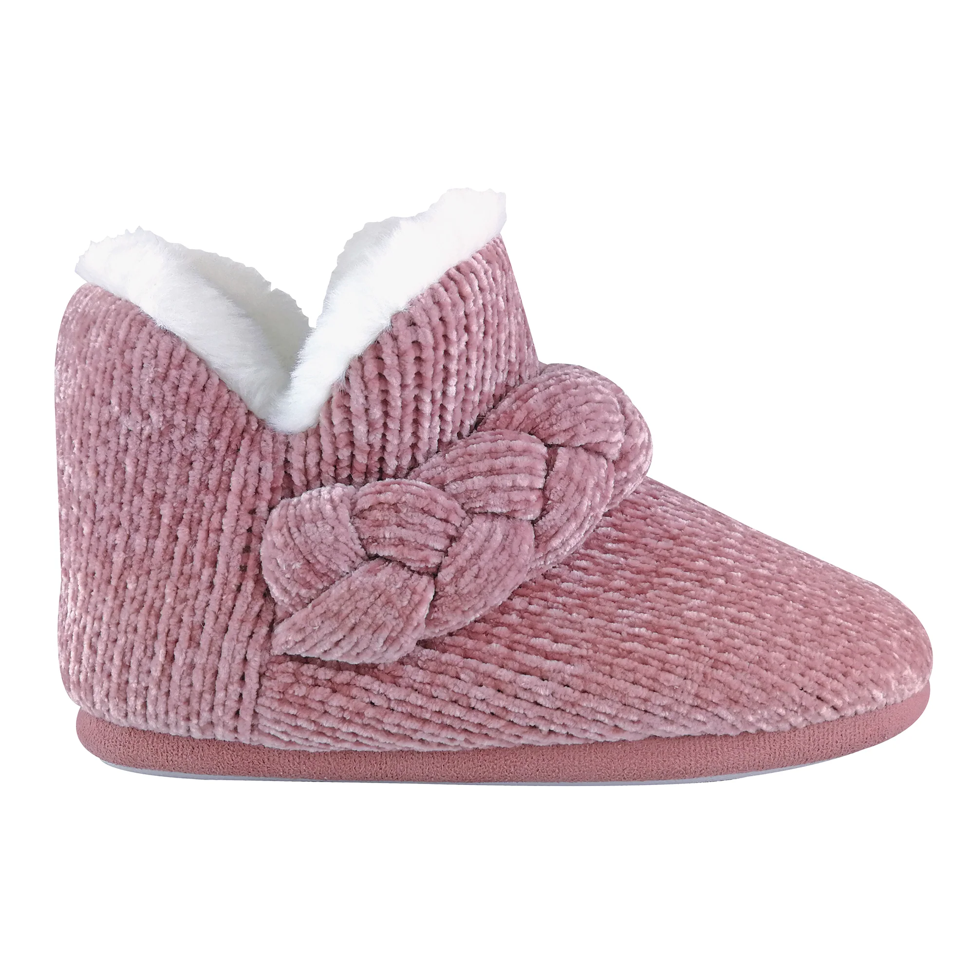 Ladies Knitted Warm Fleece Plush Slipper Boots (6 Sizes) - Image 3