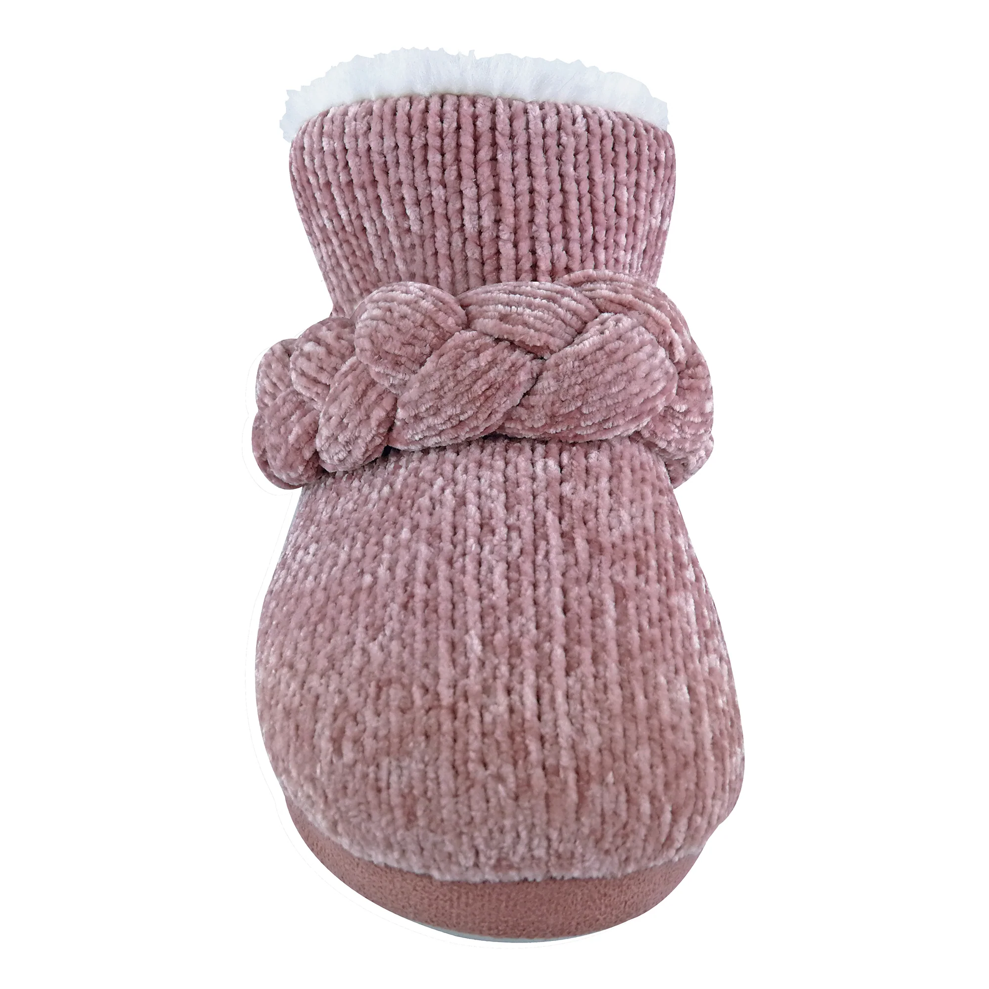 Ladies Knitted Warm Fleece Plush Slipper Boots (6 Sizes) - Image 4