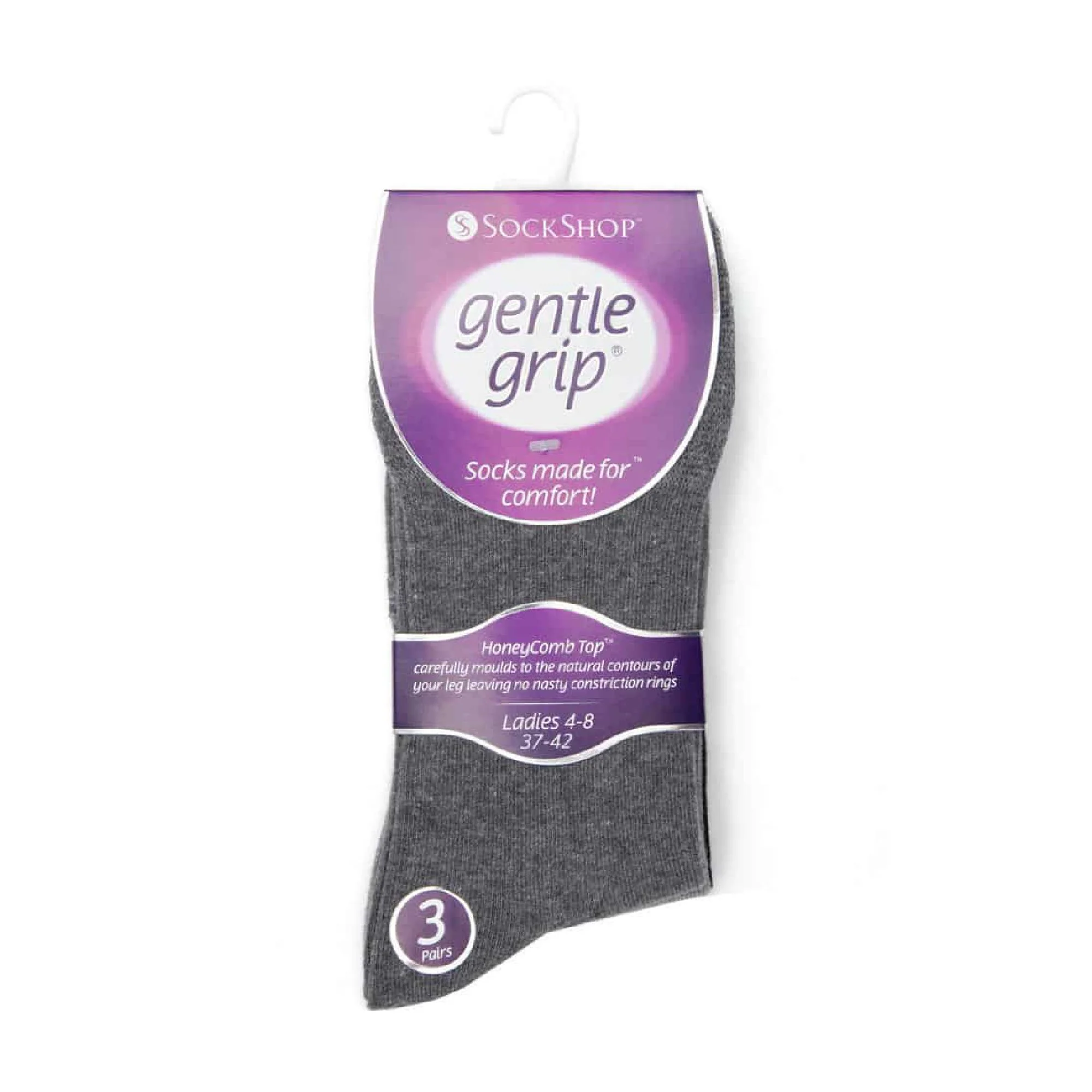 6 Pack Ladies Non Elastic Plain Coloured Cotton Socks - Image 10