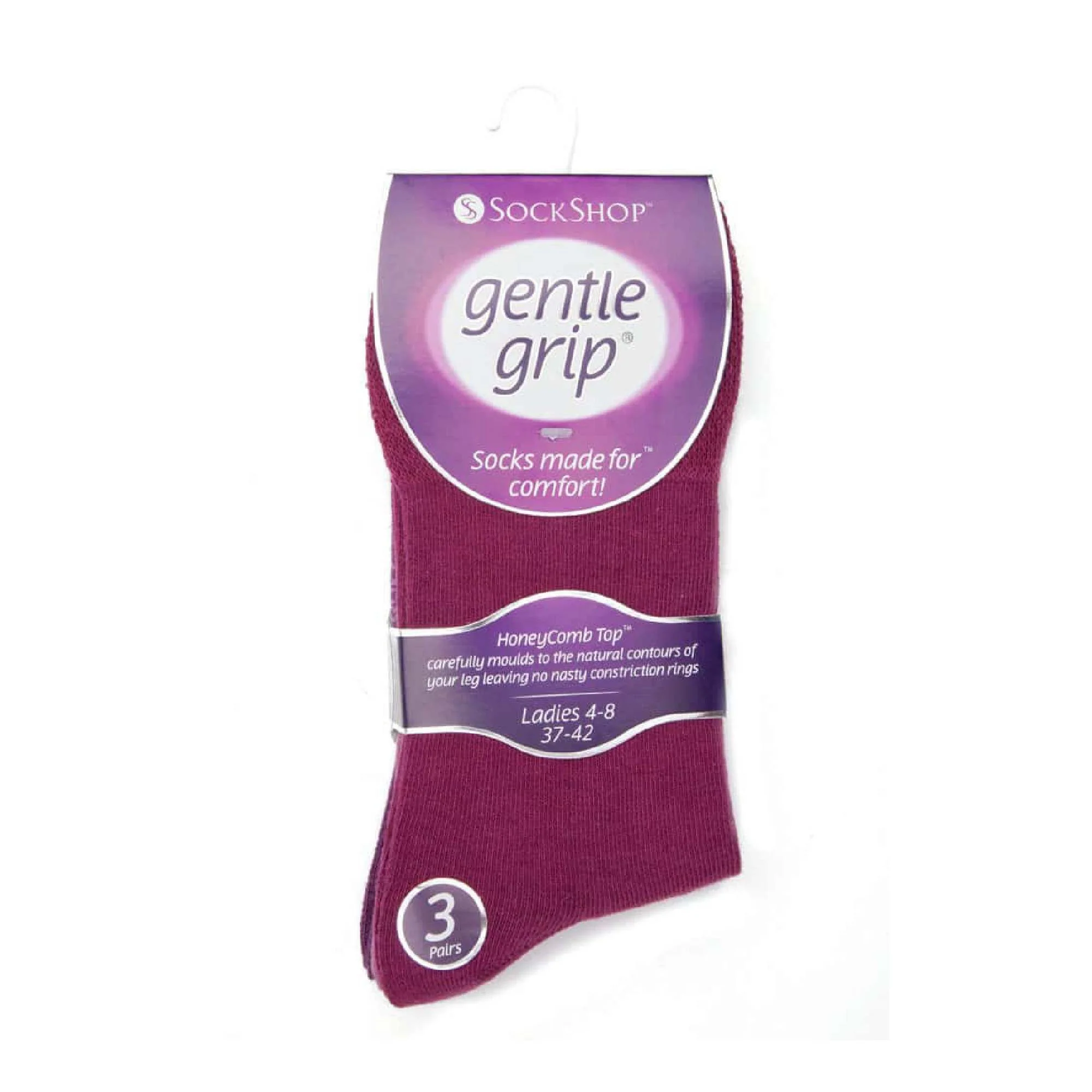 6 Pack Ladies Non Elastic Plain Coloured Cotton Socks - Image 14