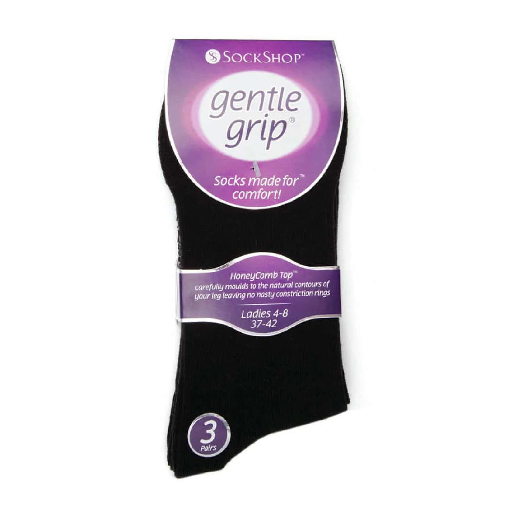 6 Pack Ladies Non Elastic Plain Coloured Cotton Socks - Image 22