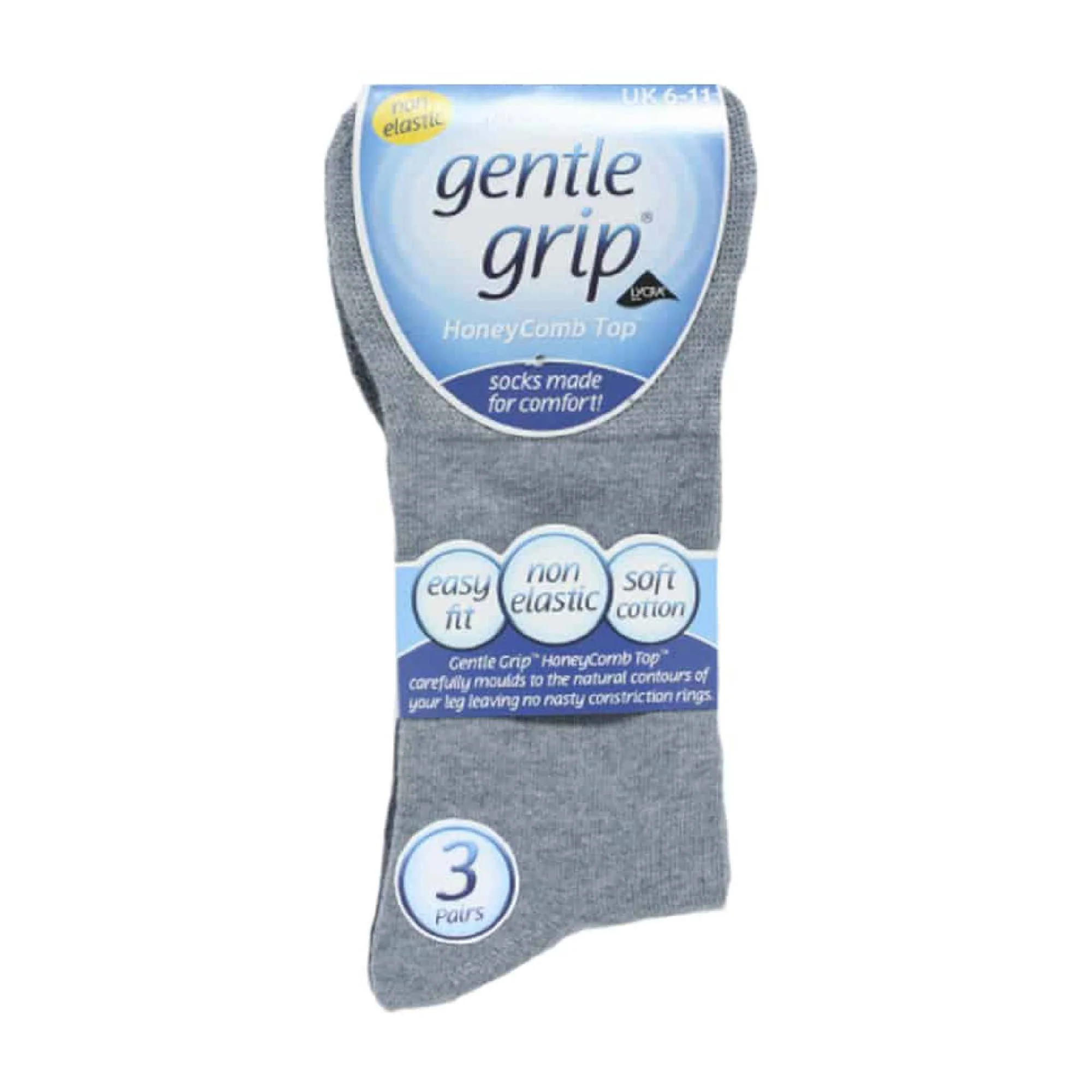 6 Pack Mens Loose Top Plain Coloured Cotton Socks - Image 26