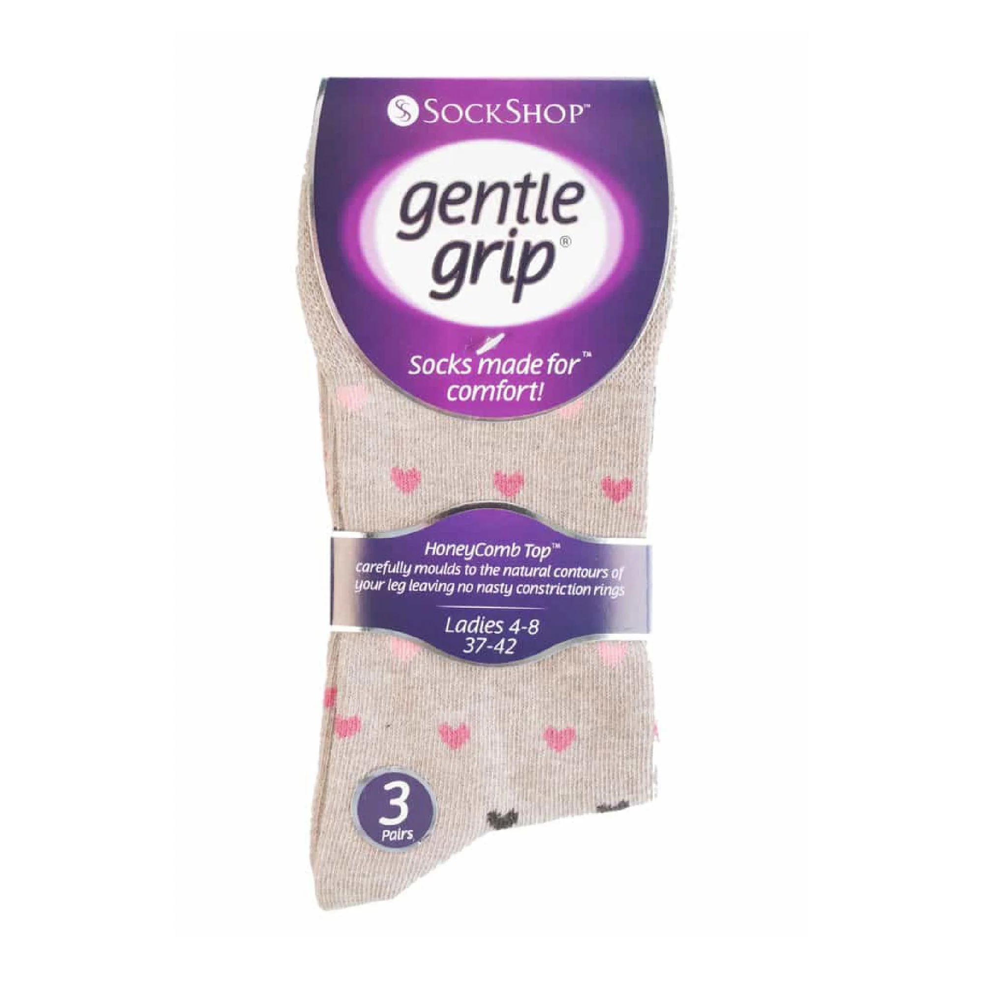 6 Pack Ladies Non Elastic Patterned Cotton Socks for Poor Circulation - Image 10