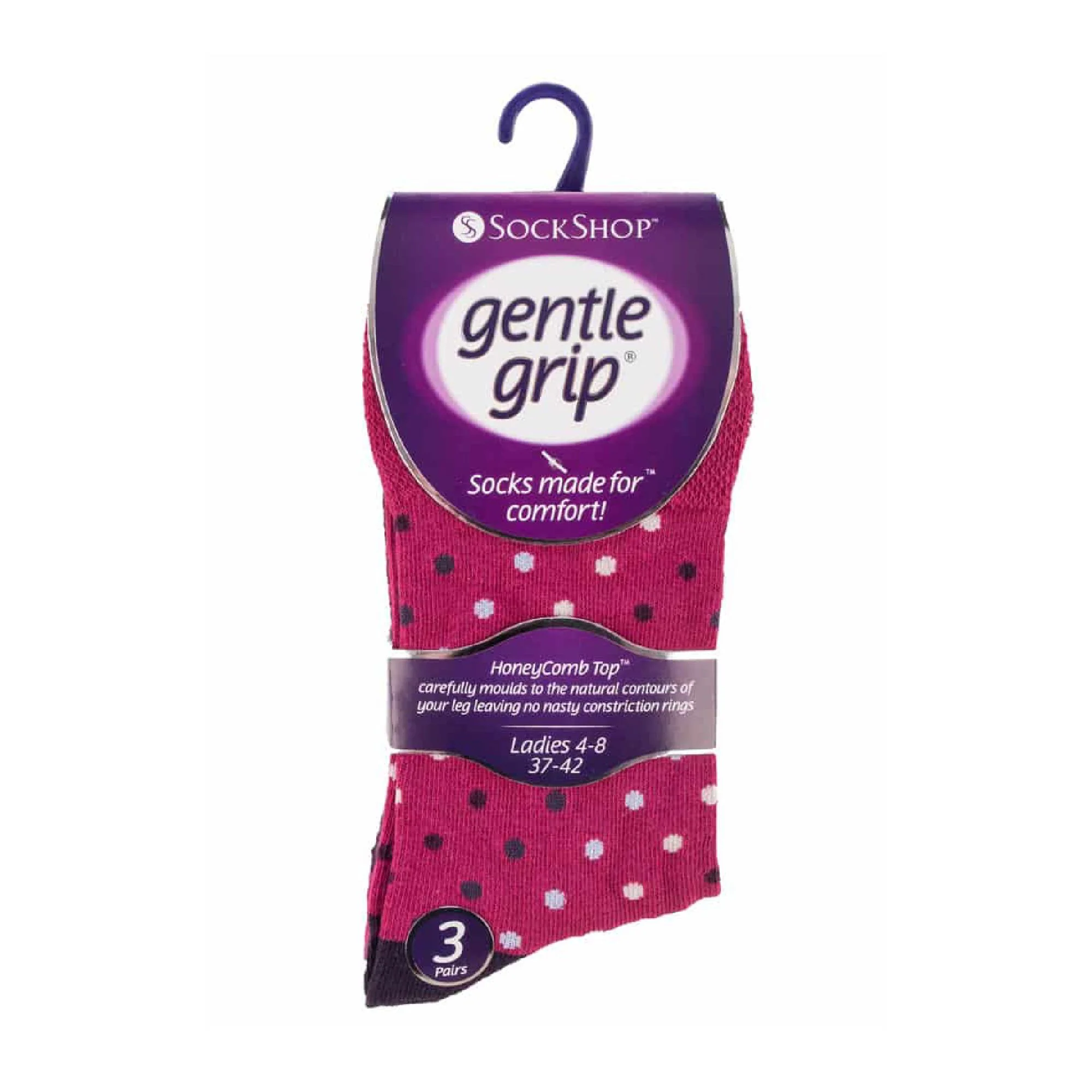 6 Pack Ladies Non Elastic Patterned Cotton Socks for Poor Circulation - Image 18