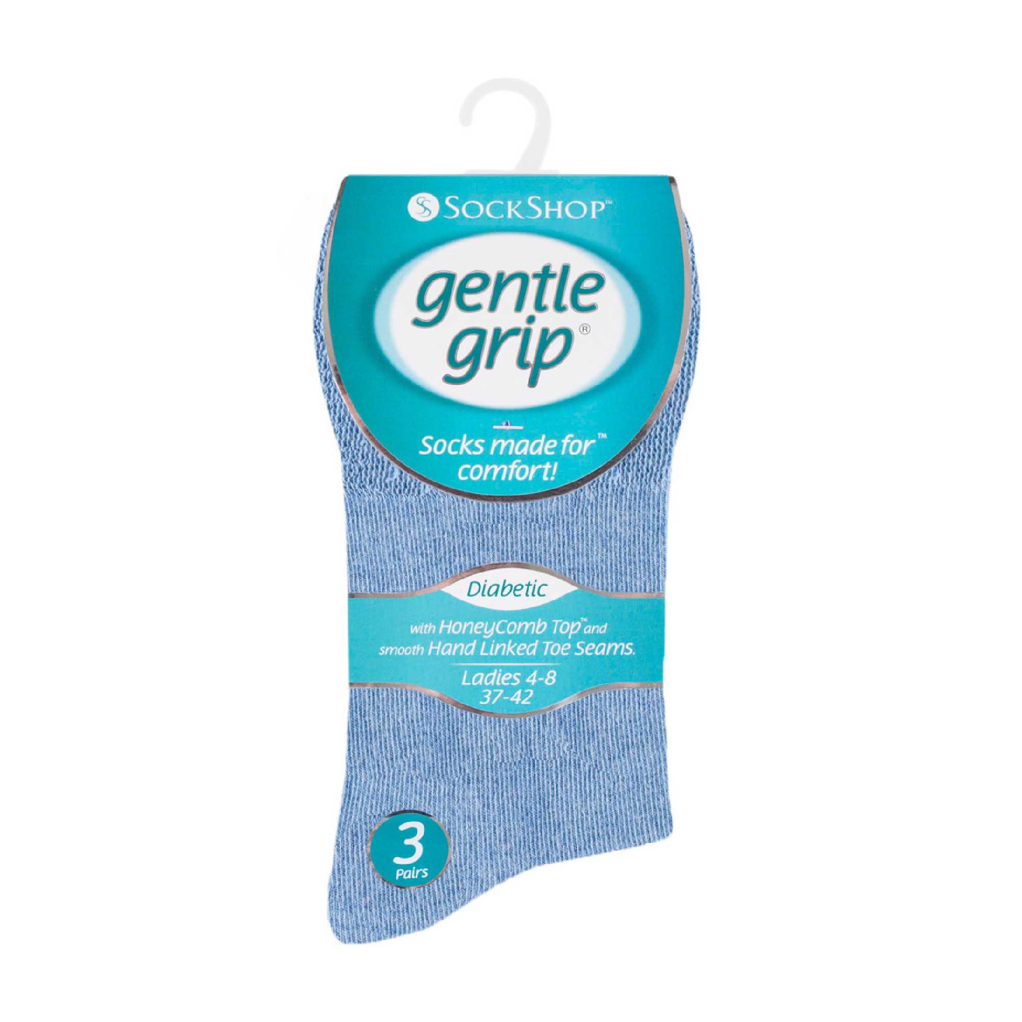 6 Pack Ladies Non Elastic Soft Top Cotton Diabetic Socks - Image 10