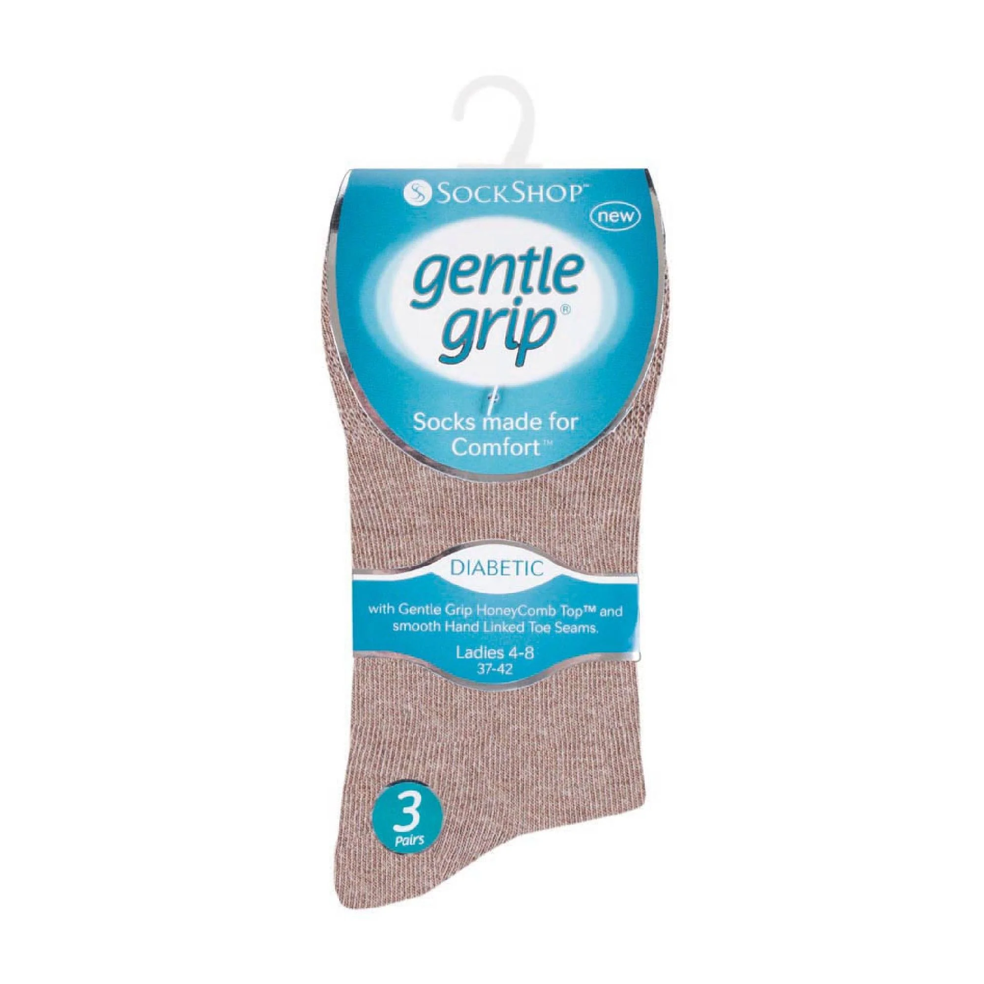 6 Pack Ladies Non Elastic Soft Top Cotton Diabetic Socks - Image 14