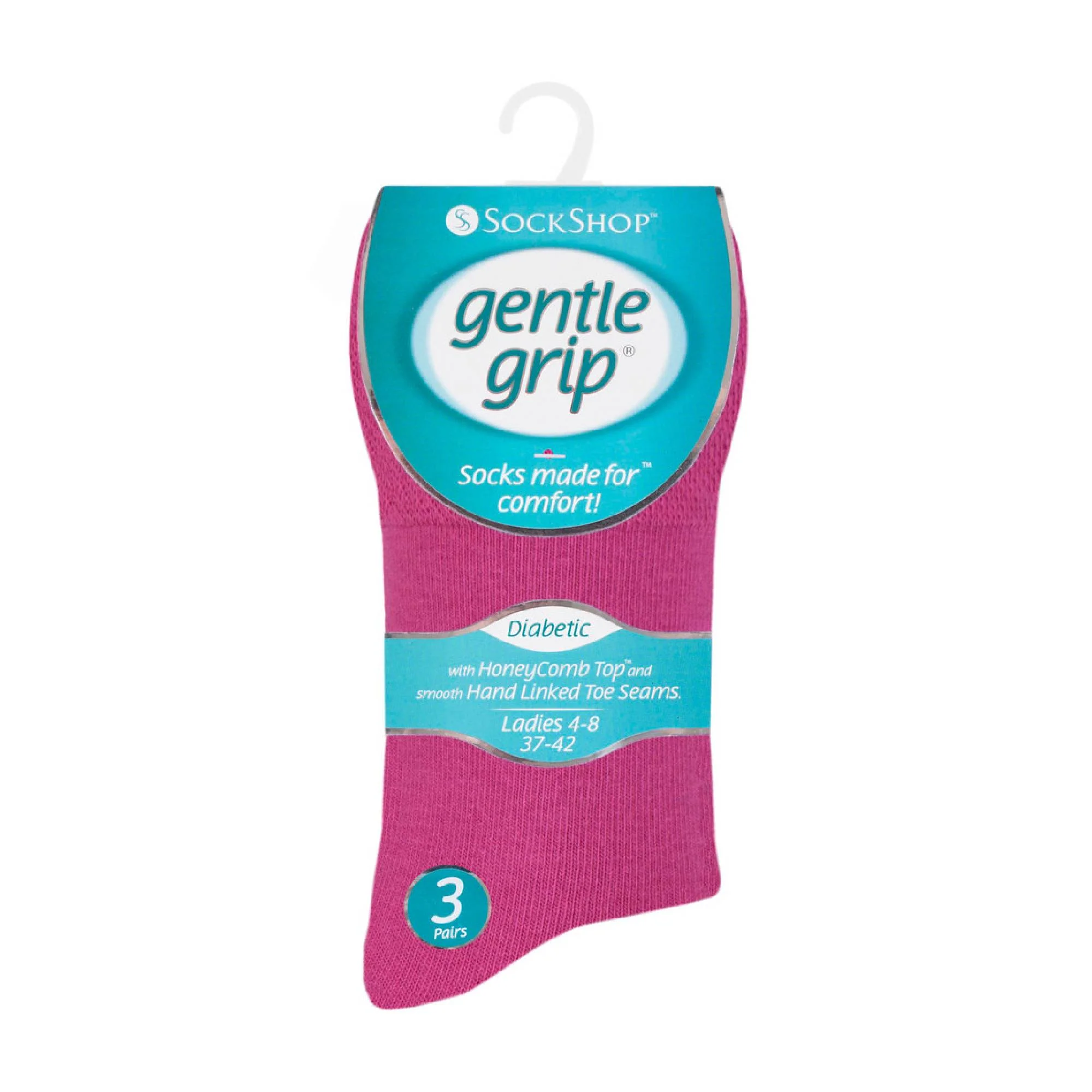 6 Pack Ladies Non Elastic Soft Top Cotton Diabetic Socks - Image 26