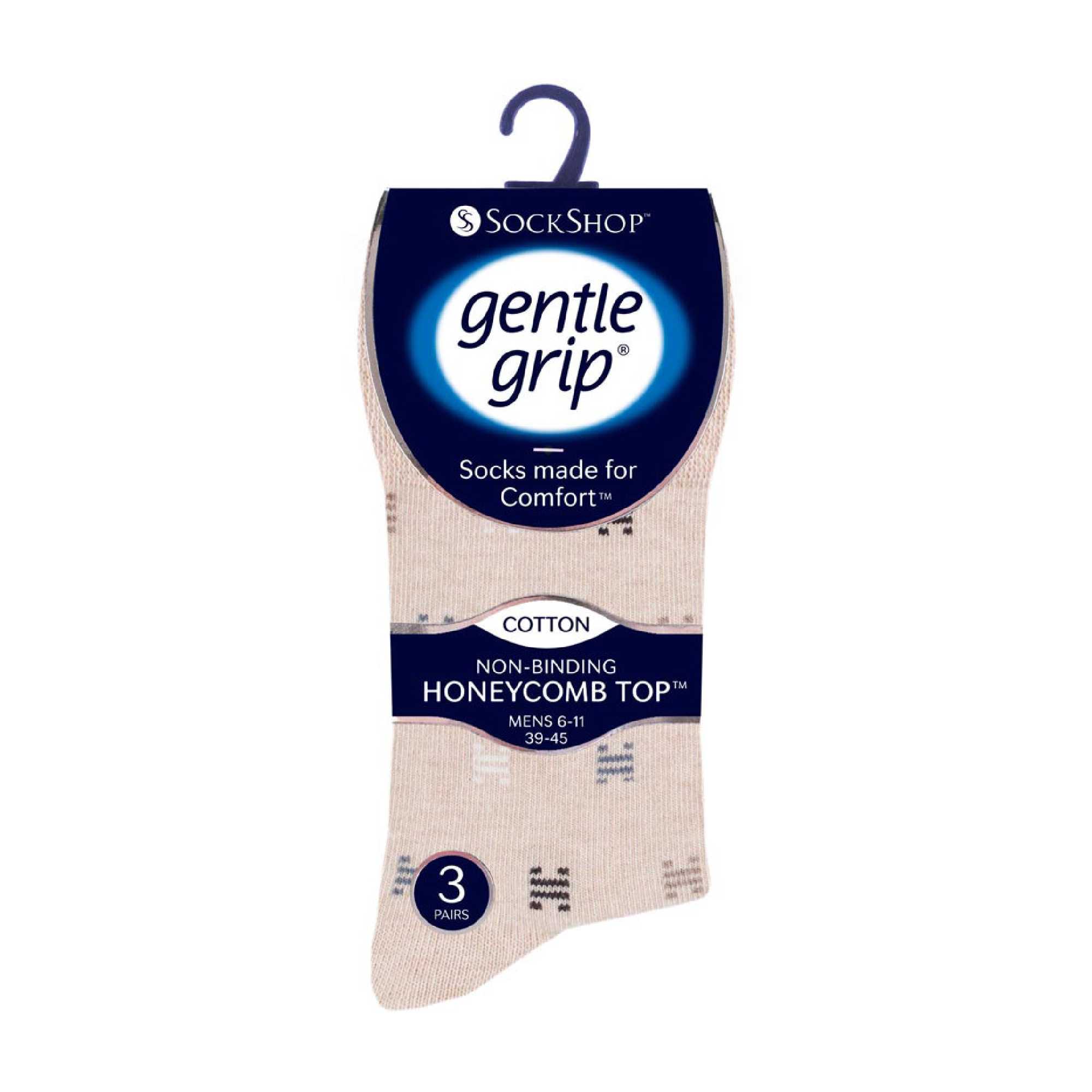 6 Pack Mens Non Elastic HoneyComb Cotton Socks - Image 10