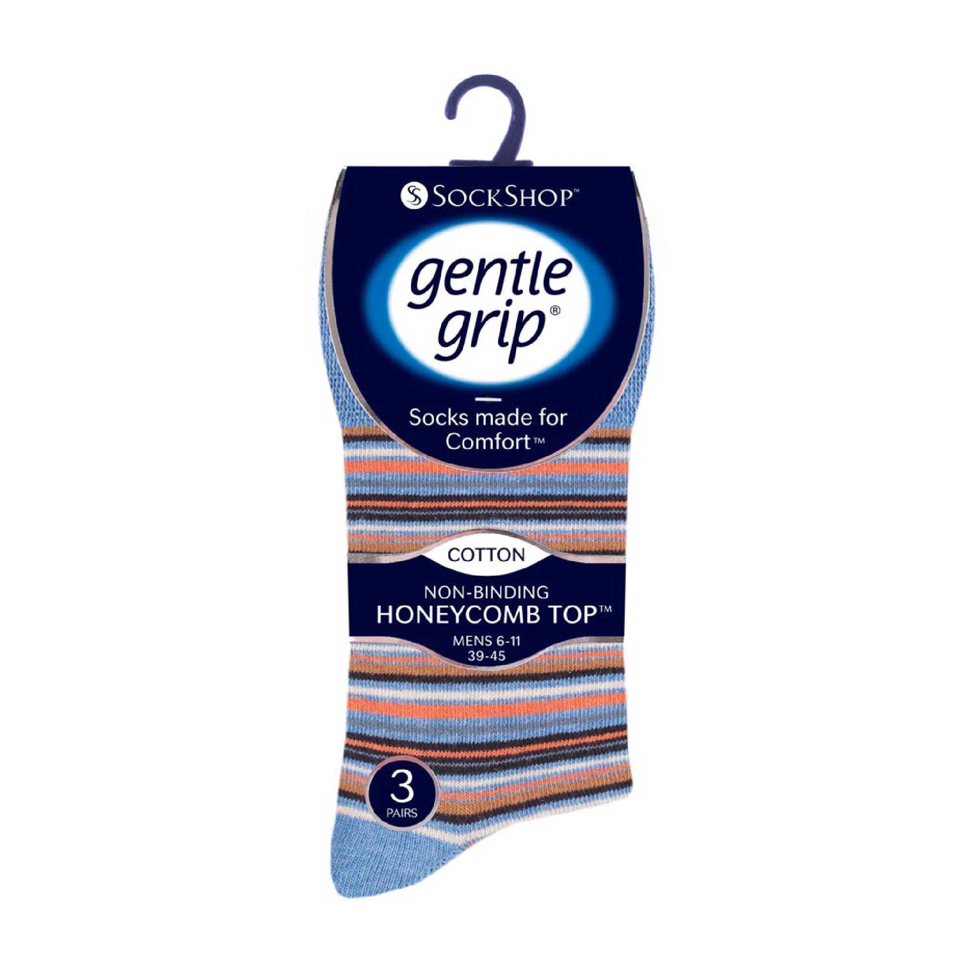 6 Pack Mens Non Elastic HoneyComb Cotton Socks - Image 14