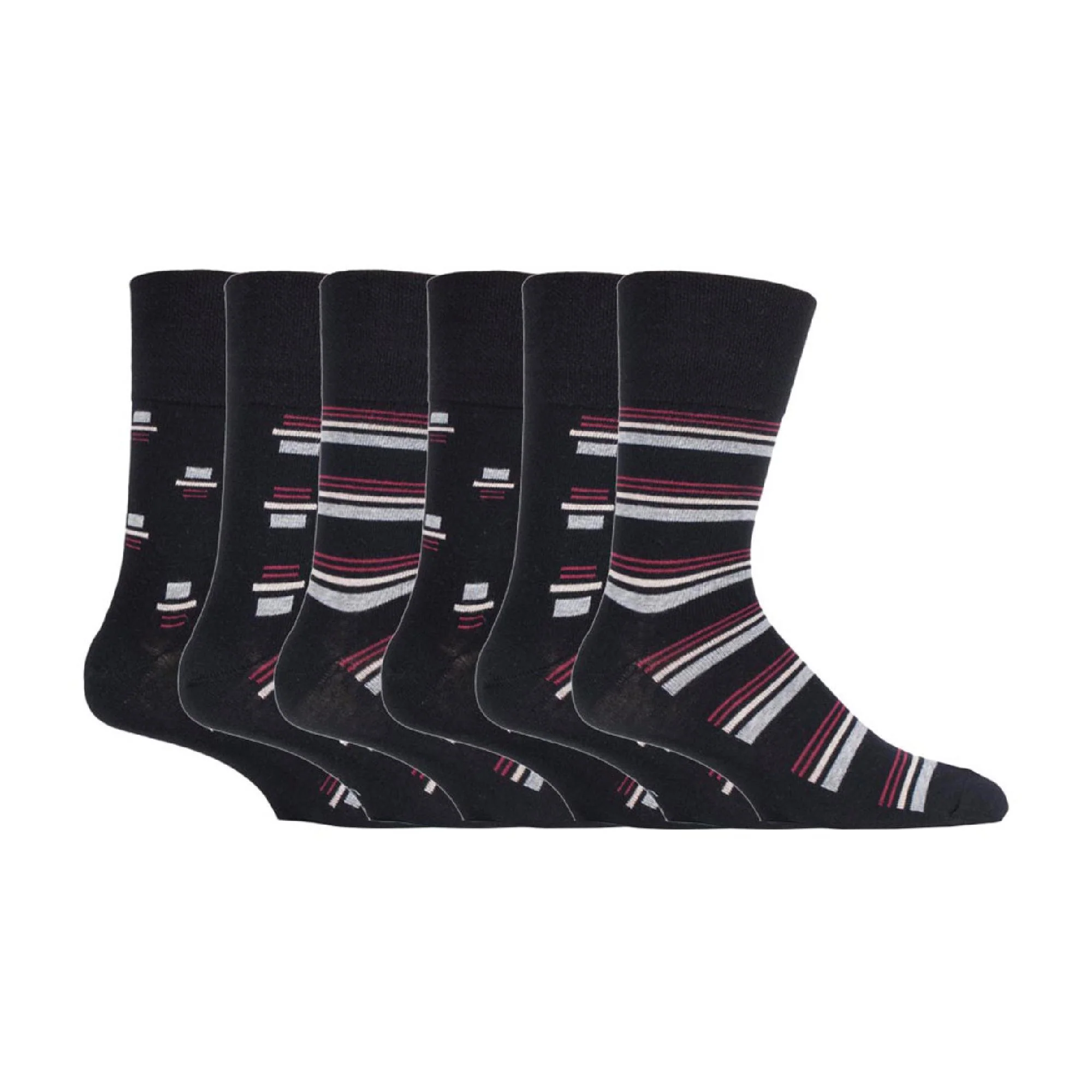 6 Pack Mens Non Elastic HoneyComb Cotton Socks - Image 37