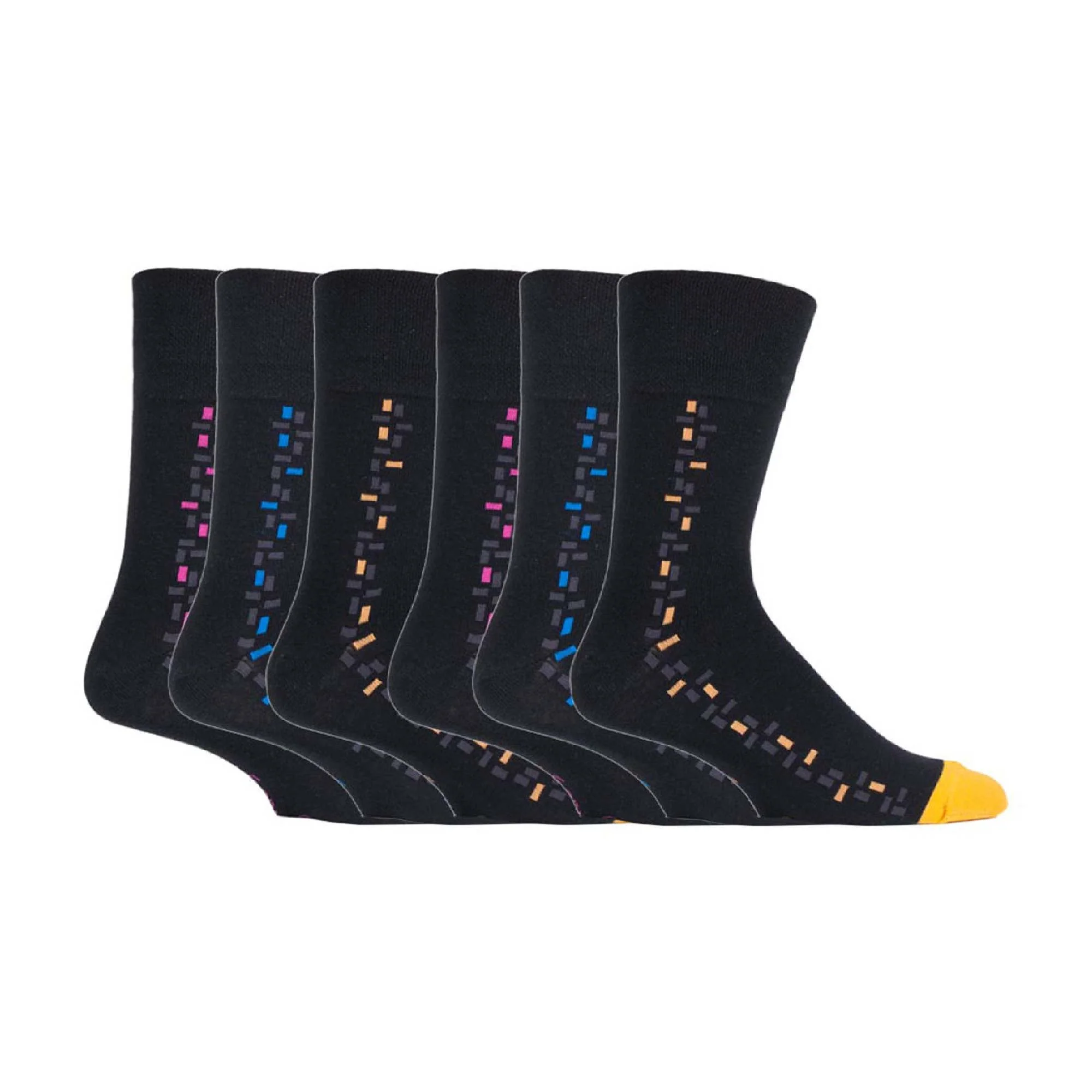 6 Pack Mens Non Elastic HoneyComb Cotton Socks - Image 41
