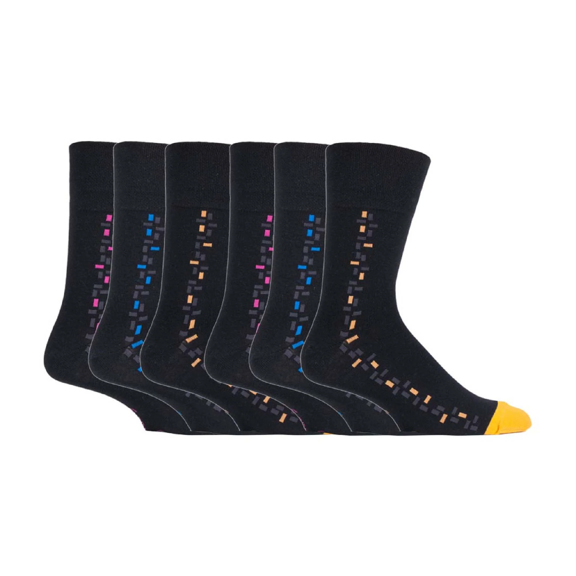 6 Pack Mens Non Elastic HoneyComb Cotton Socks - Image 45