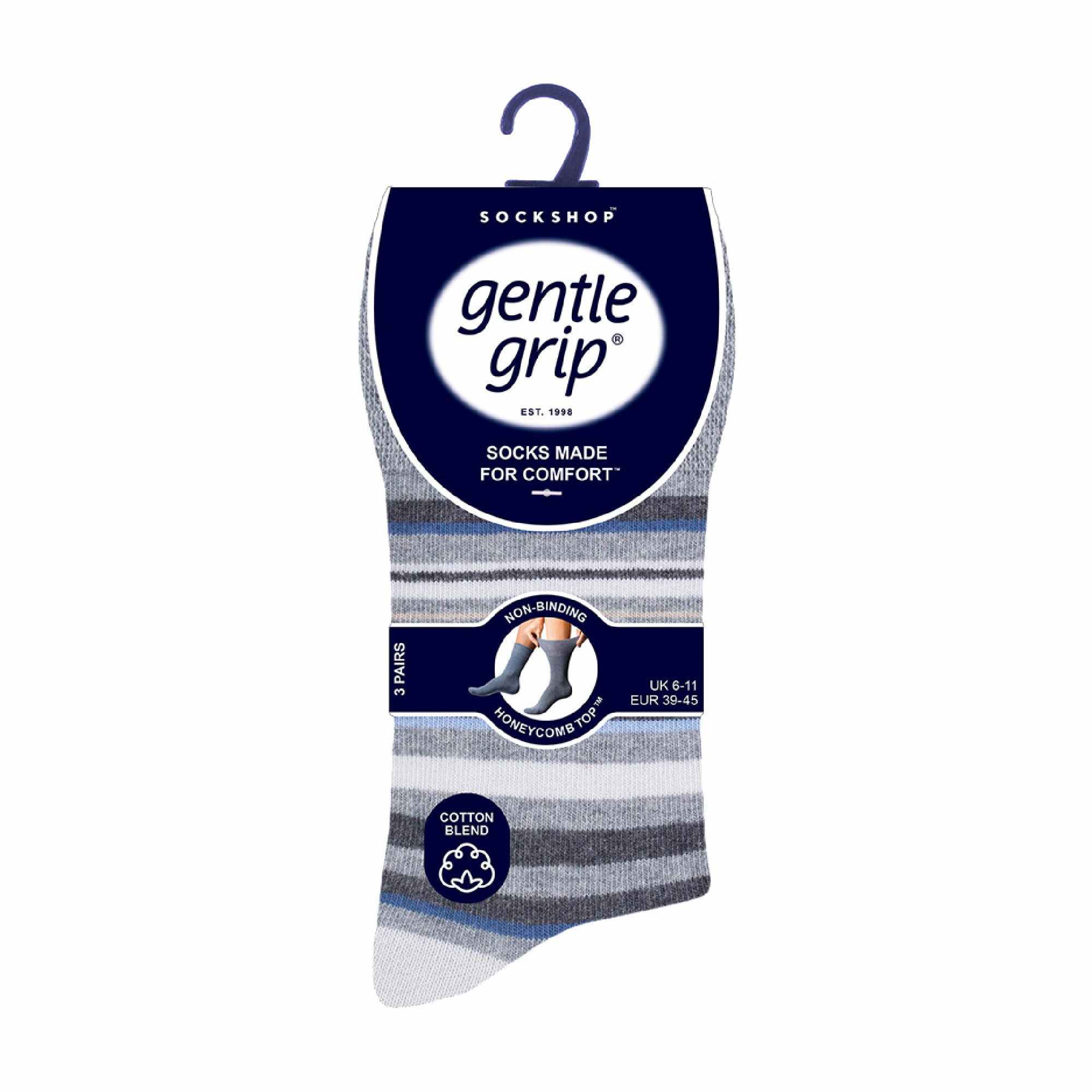 6 Pack Mens Non Elastic HoneyComb Cotton Socks - Image 74