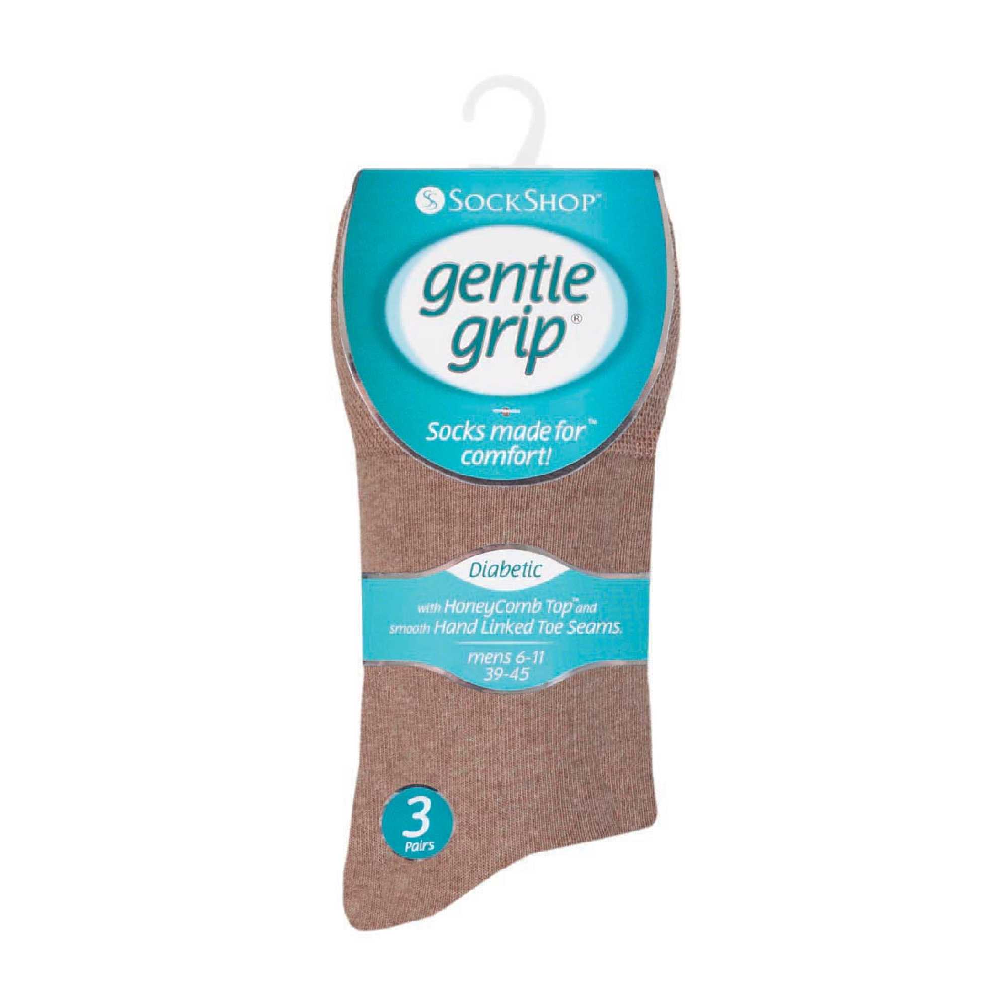 6 Pack Mens Non Elastic Soft Top Cotton Diabetic Socks - Image 14