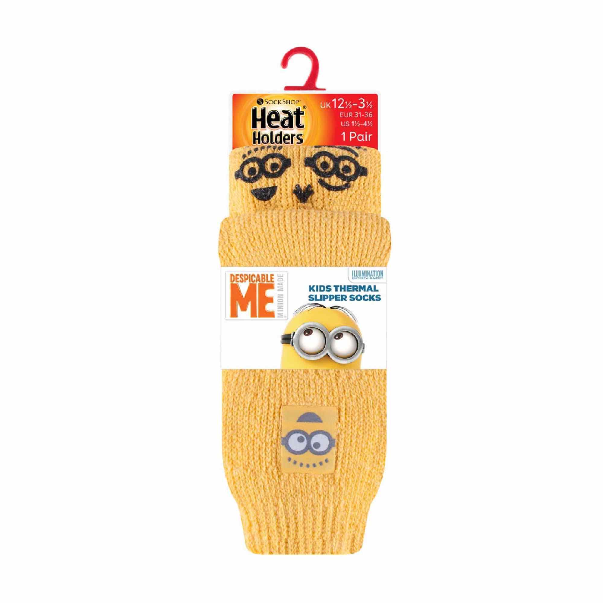 Childrens Character Themed Non Slip 2.3 Tog Thermal Slipper Socks - Image 23