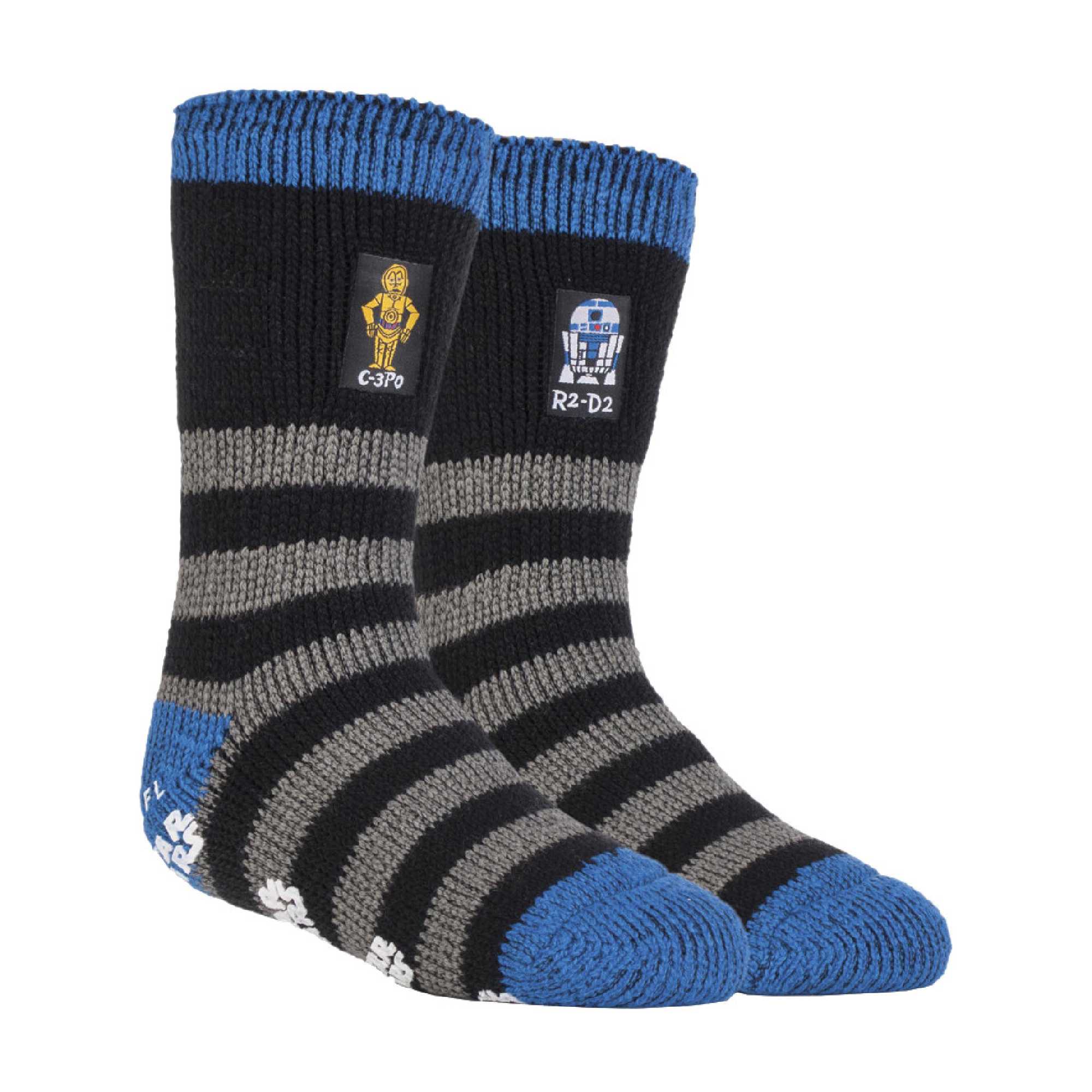 Childrens Character Themed Non Slip 2.3 Tog Thermal Slipper Socks - Image 25