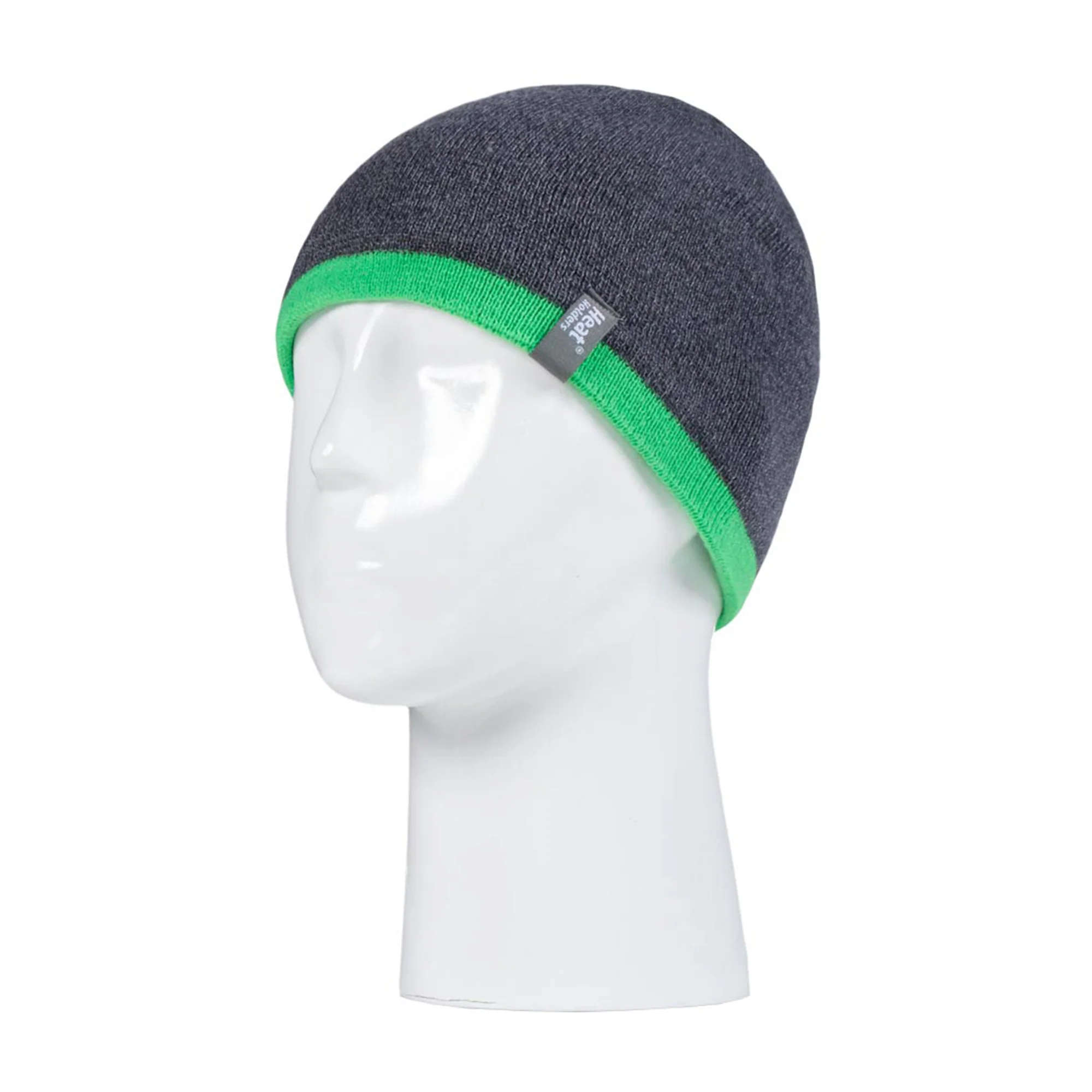 Children Winter Warm Fleece Lined Knit Turn Over Cuff Ribbed Hat & Gloves Set - Image 11