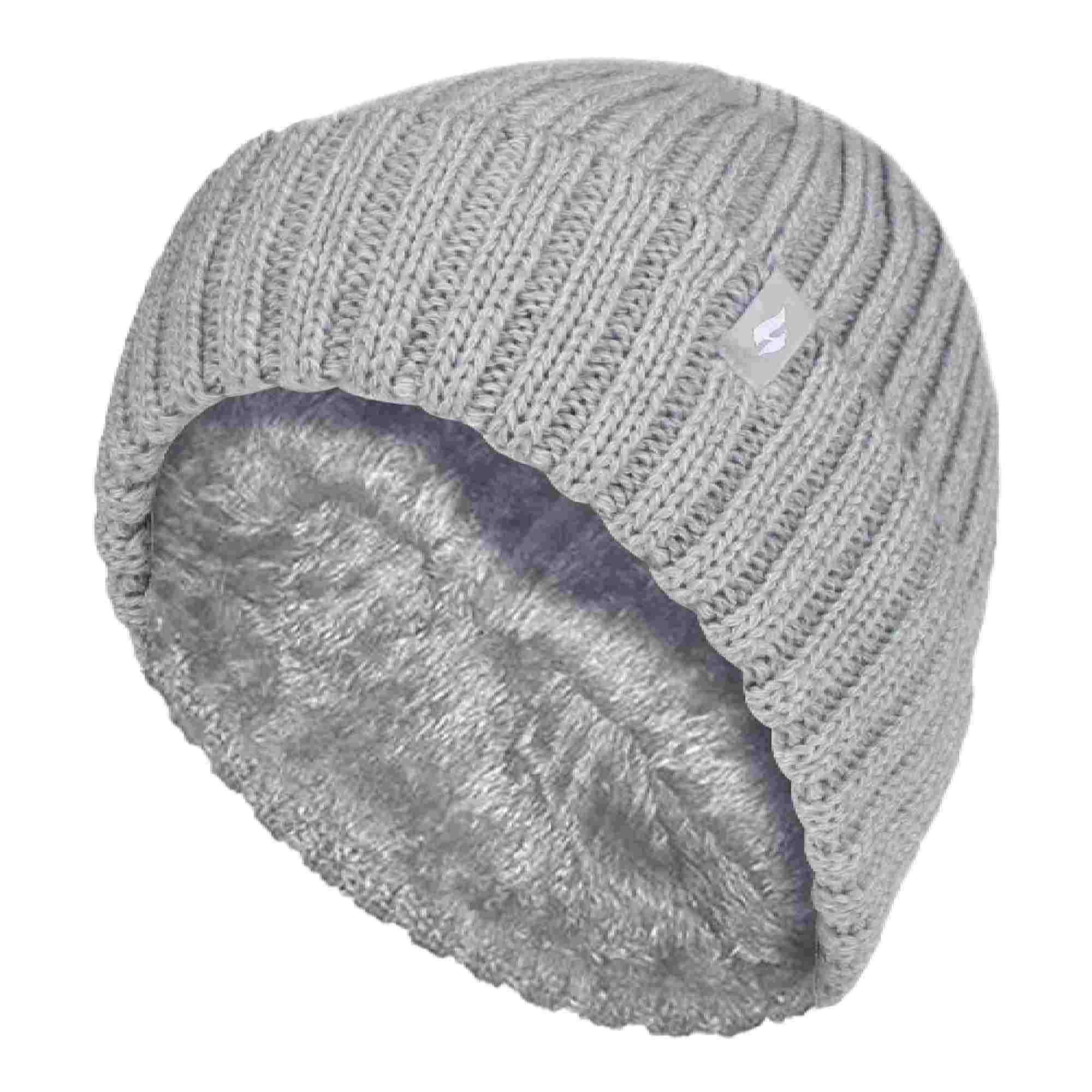 Girls Thick Chunky Ribbed Thermal Beanie Hat for Winter - Image 10
