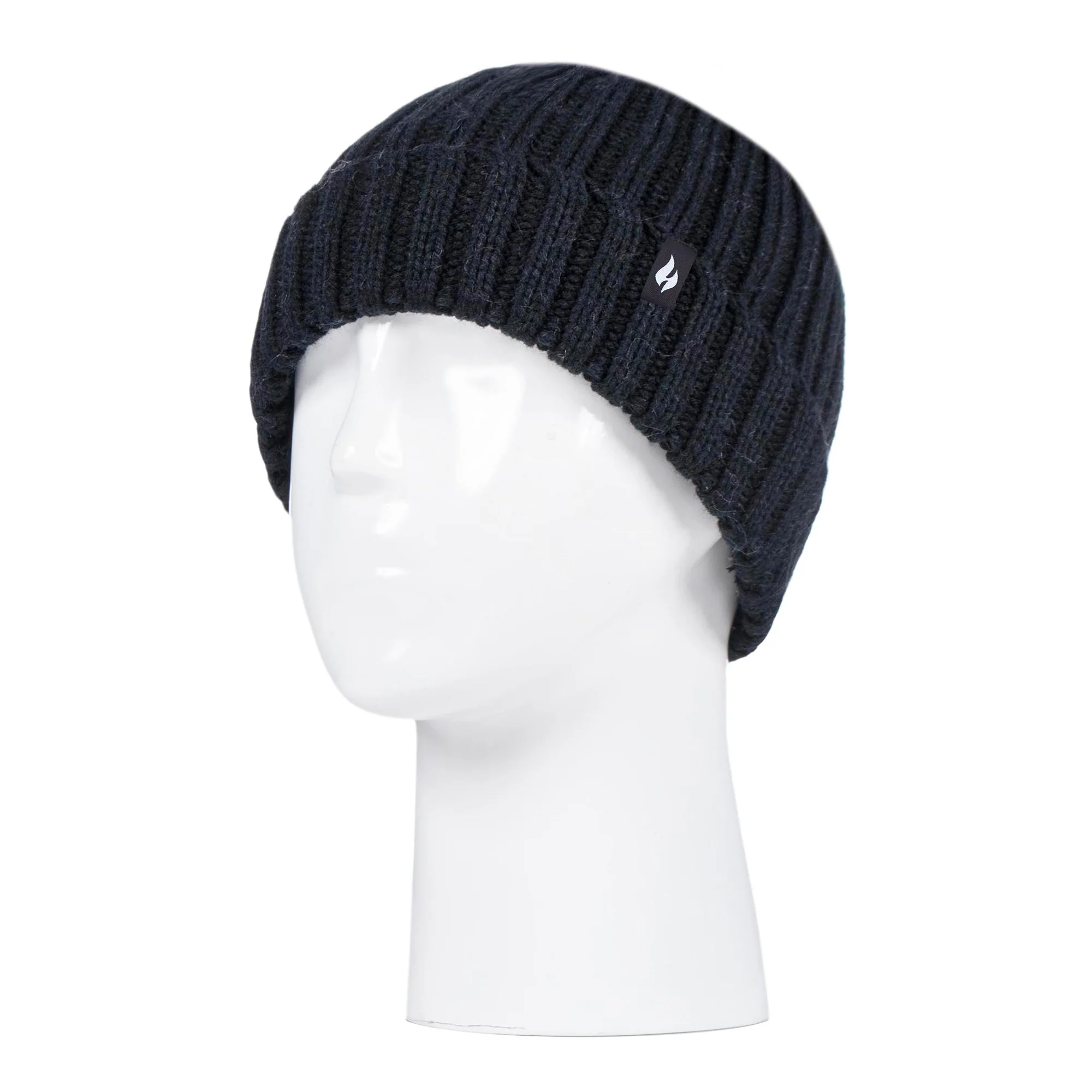 Girls Thick Chunky Ribbed Thermal Beanie Hat for Winter - Image 3