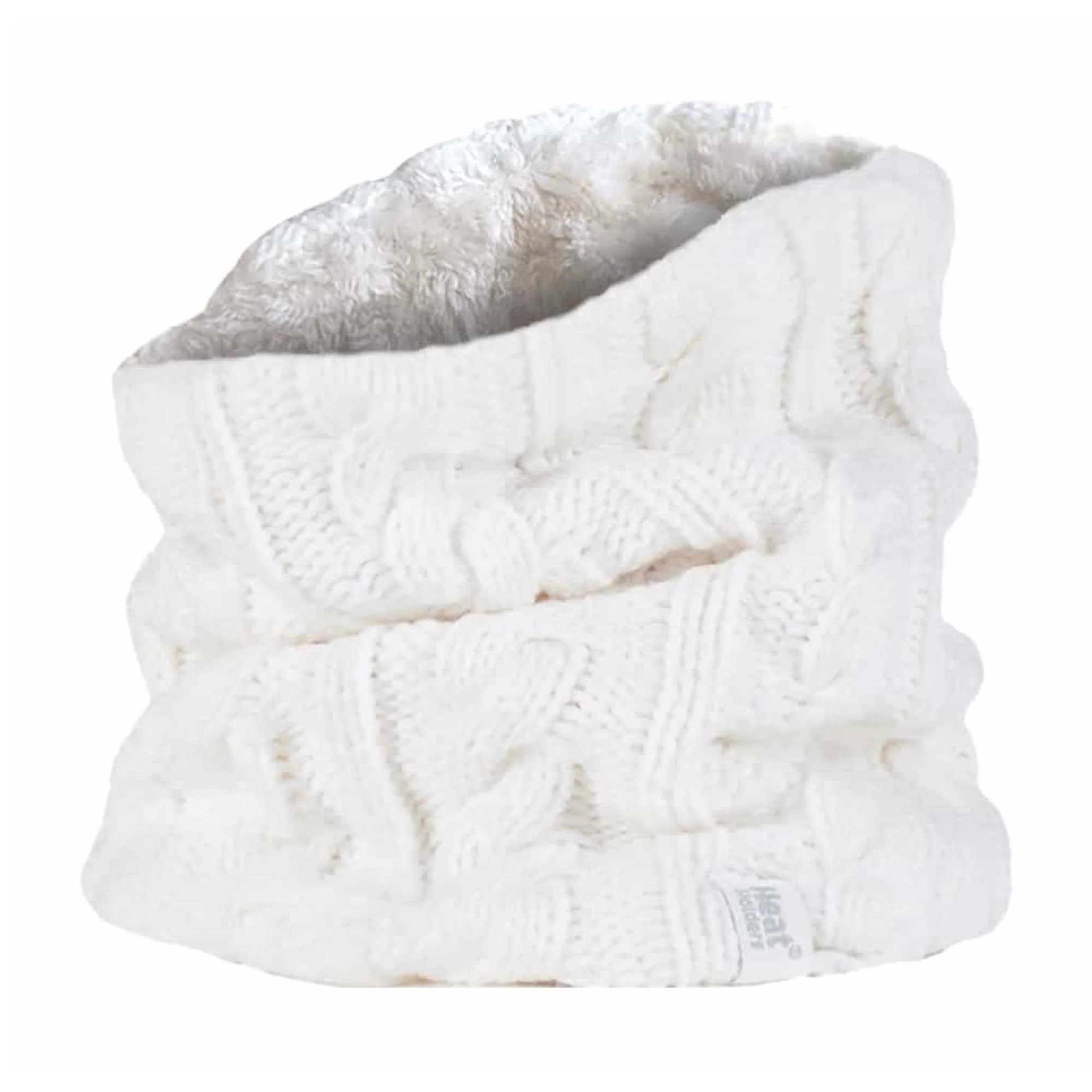 Ladies Cable Knit Winter Fleece Lined Thermal Neck Warmer - Image 13