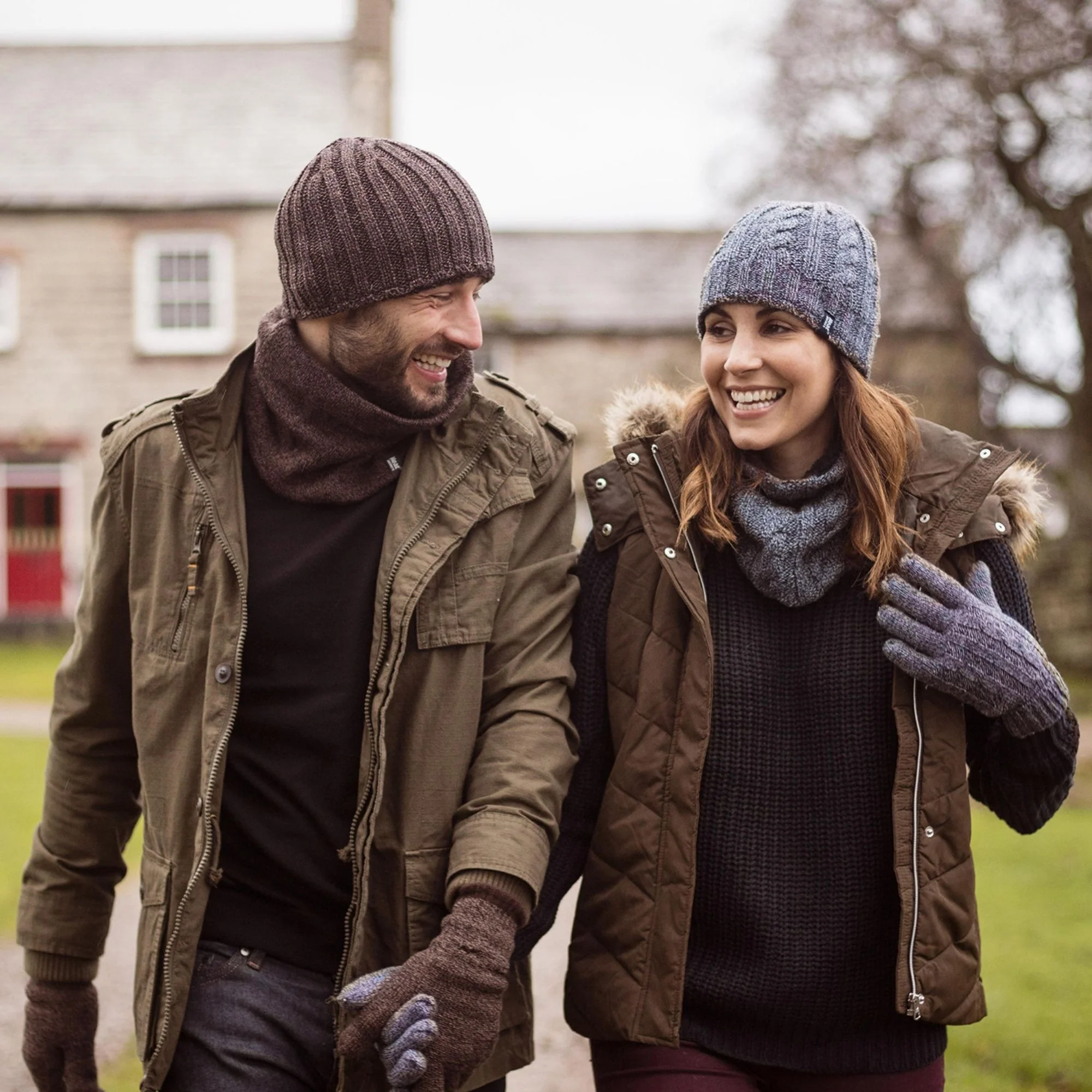 Ladies Cable Knit Winter Fleece Lined Thermal Neck Warmer - Image 20