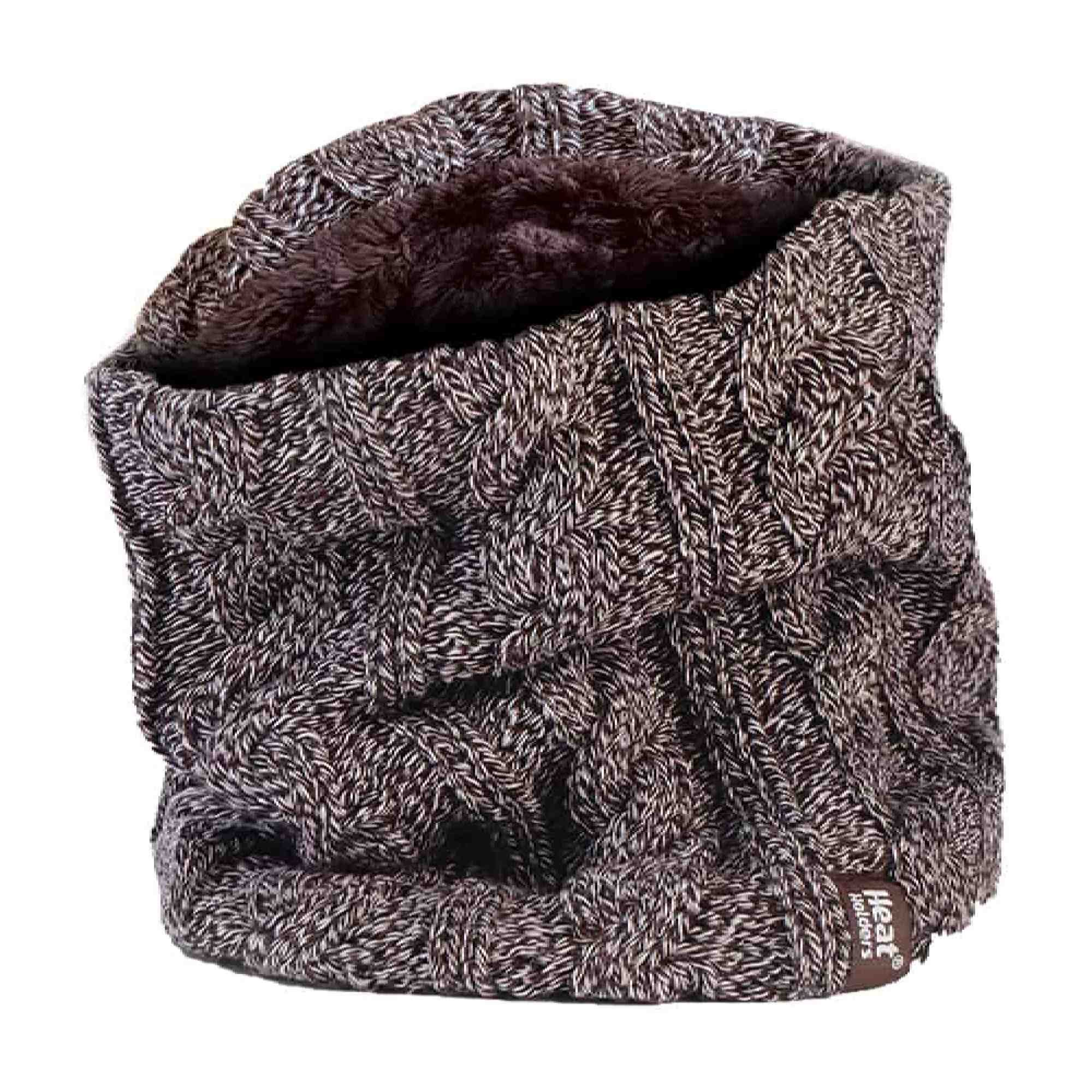 Ladies Cable Knit Winter Fleece Lined Thermal Neck Warmer - Image 25