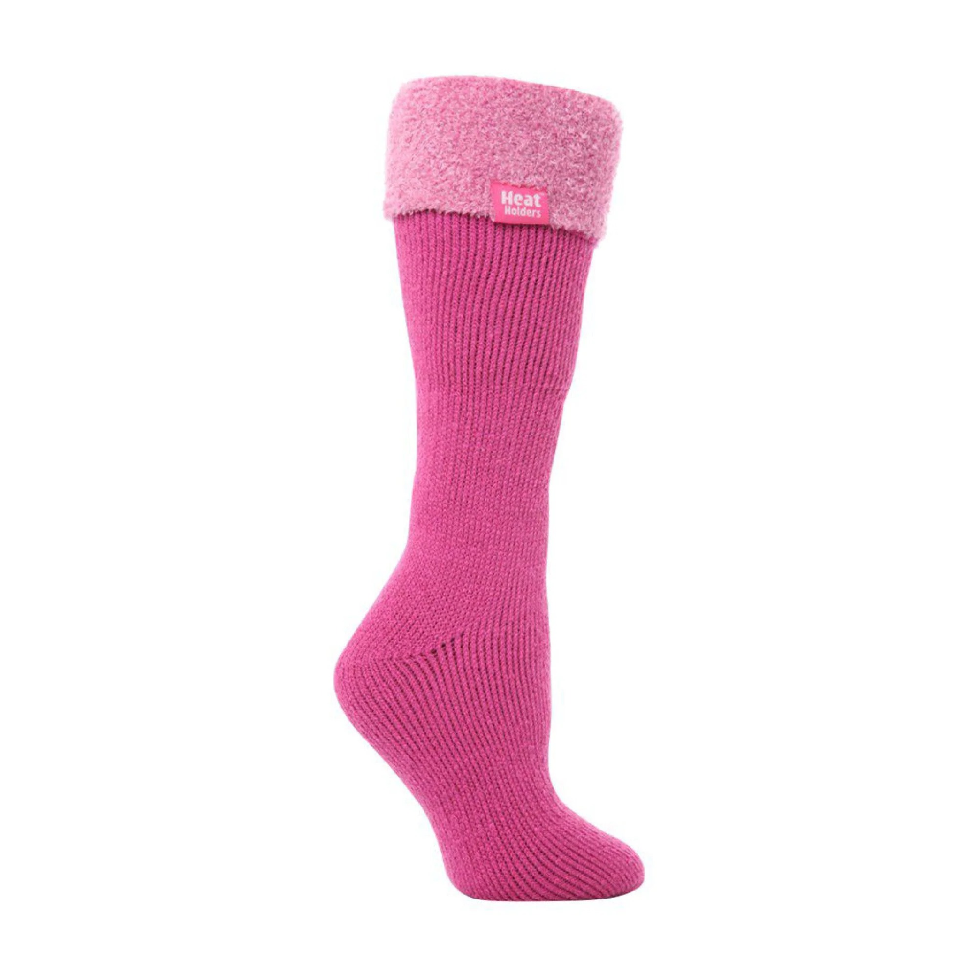 Ladies Thick Extra Long Knee High Thermal Wellington Boot Socks - Image 13