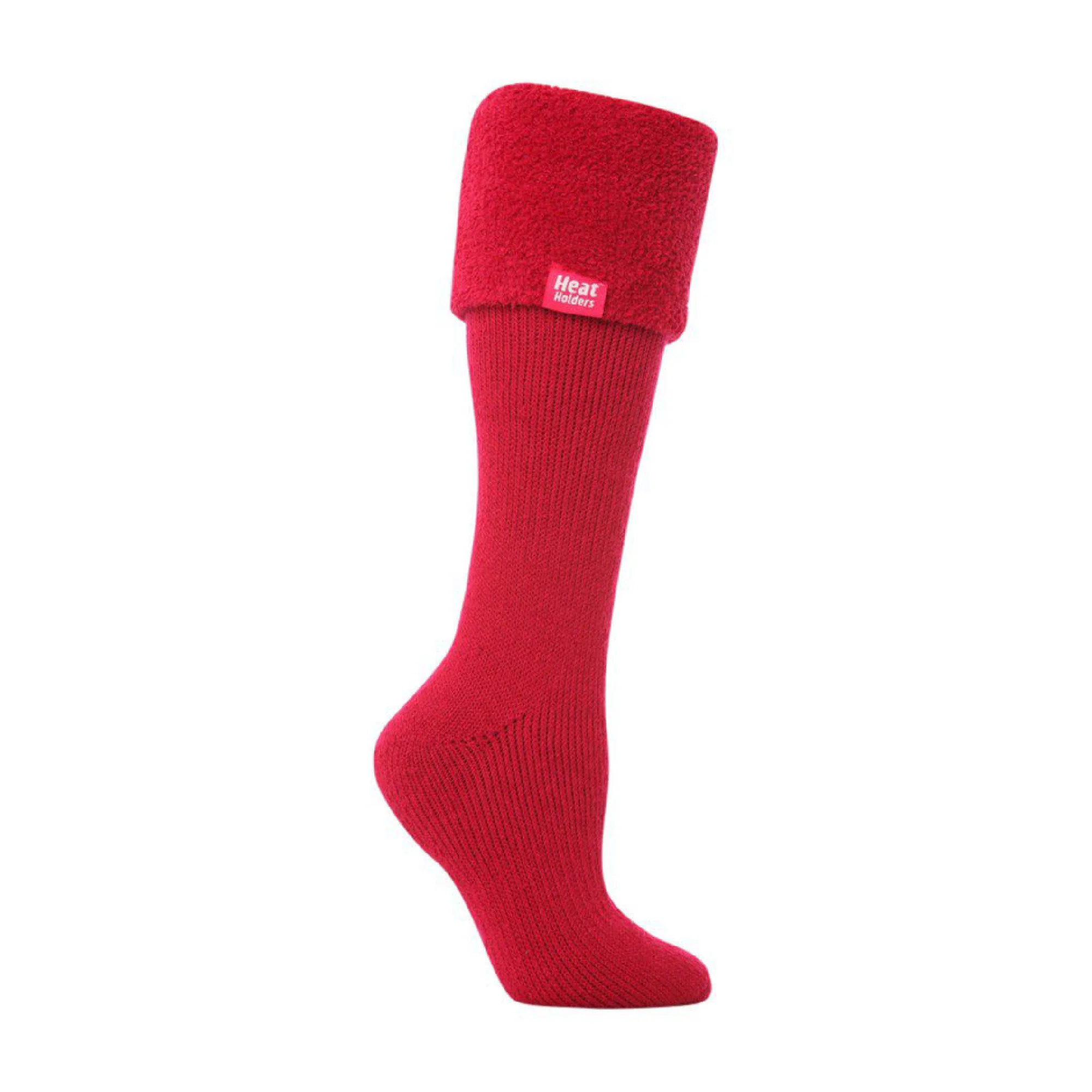 Ladies Thick Extra Long Knee High Thermal Wellington Boot Socks - Image 21