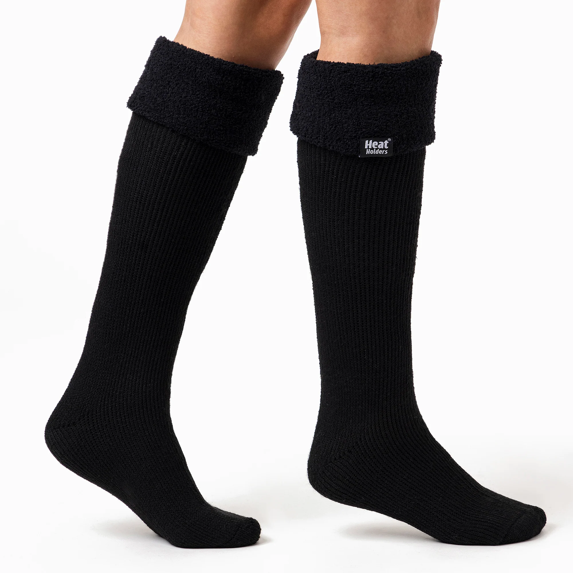 Ladies Thick Extra Long Knee High Thermal Wellington Boot Socks - Image 4