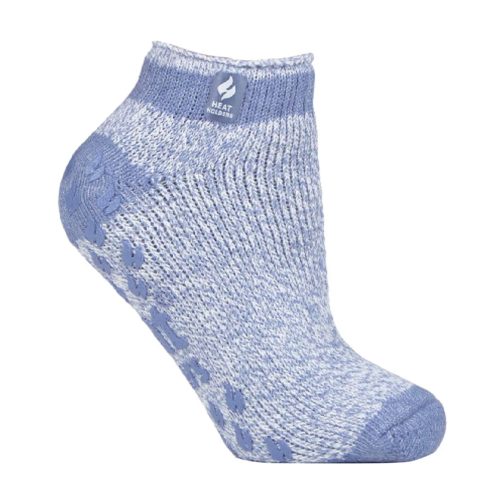 Ladies Thick Warm 2.3 Tog Thermal Low Cut Ankle Slipper Socks - Image 17