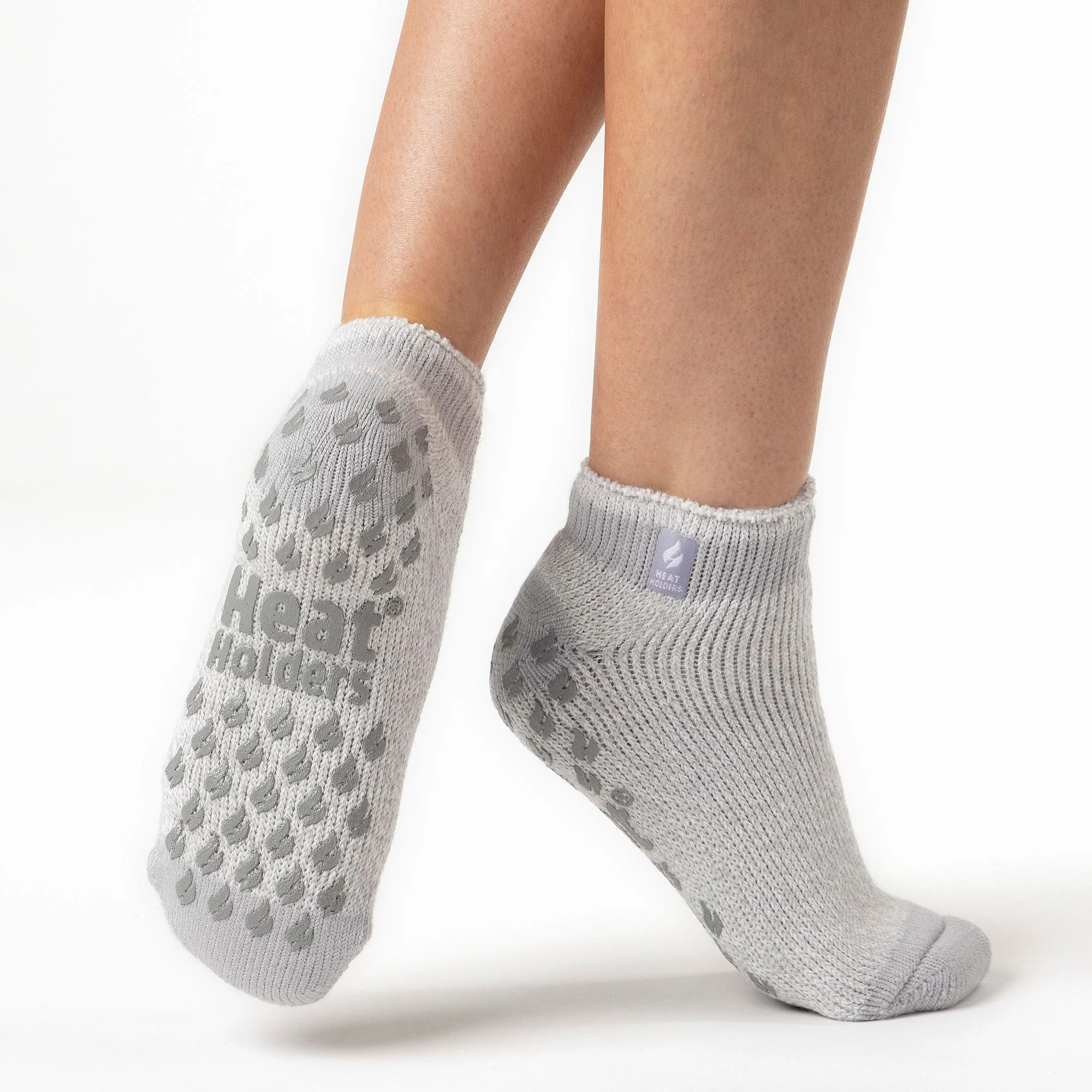 Ladies Thick Warm 2.3 Tog Thermal Low Cut Ankle Slipper Socks - Image 20