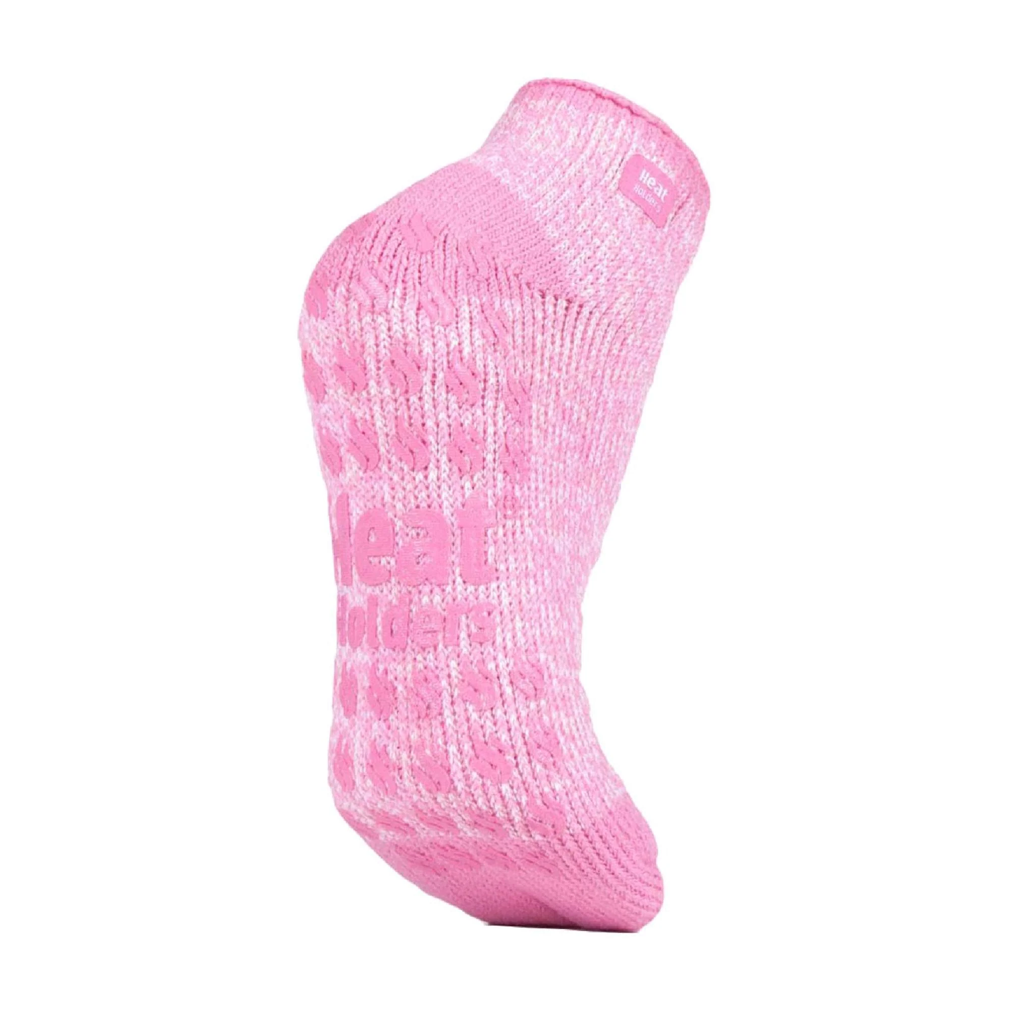 Ladies Thick Warm 2.3 Tog Thermal Low Cut Ankle Slipper Socks - Image 33