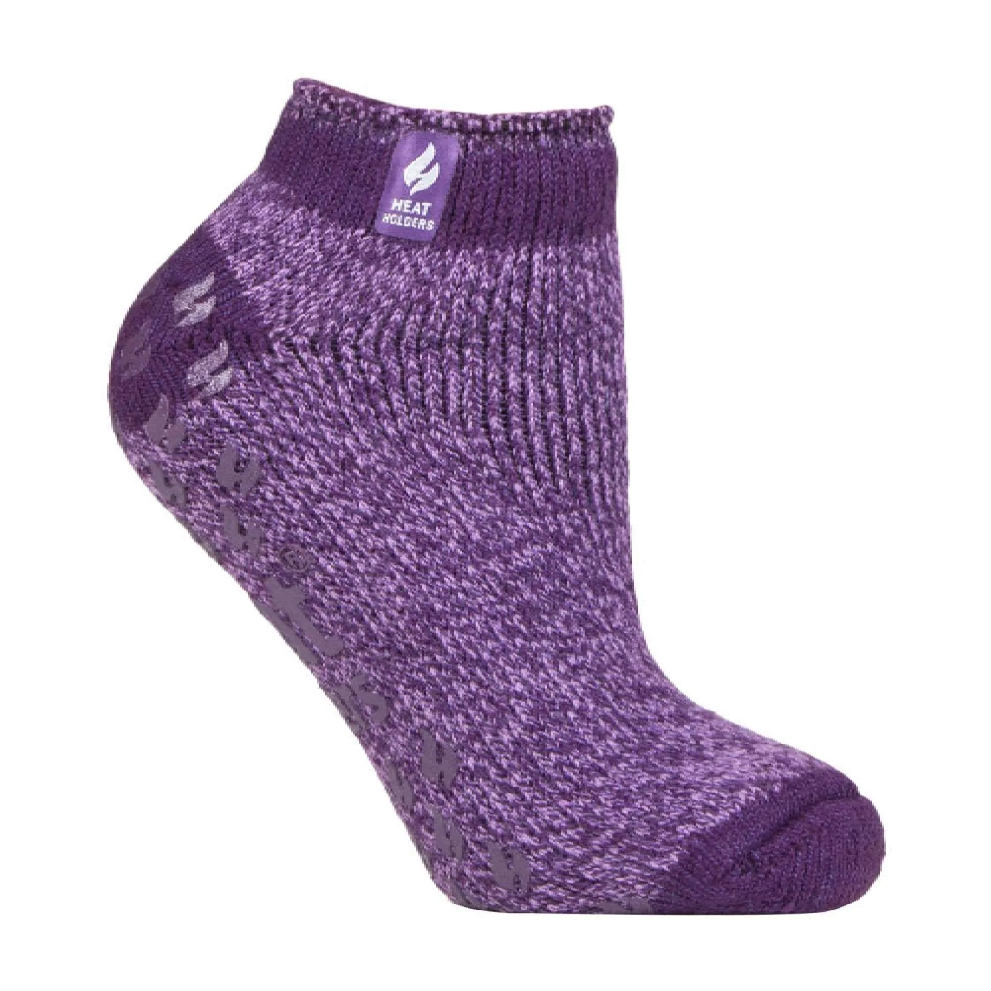 Ladies Thick Warm 2.3 Tog Thermal Low Cut Ankle Slipper Socks - Image 57