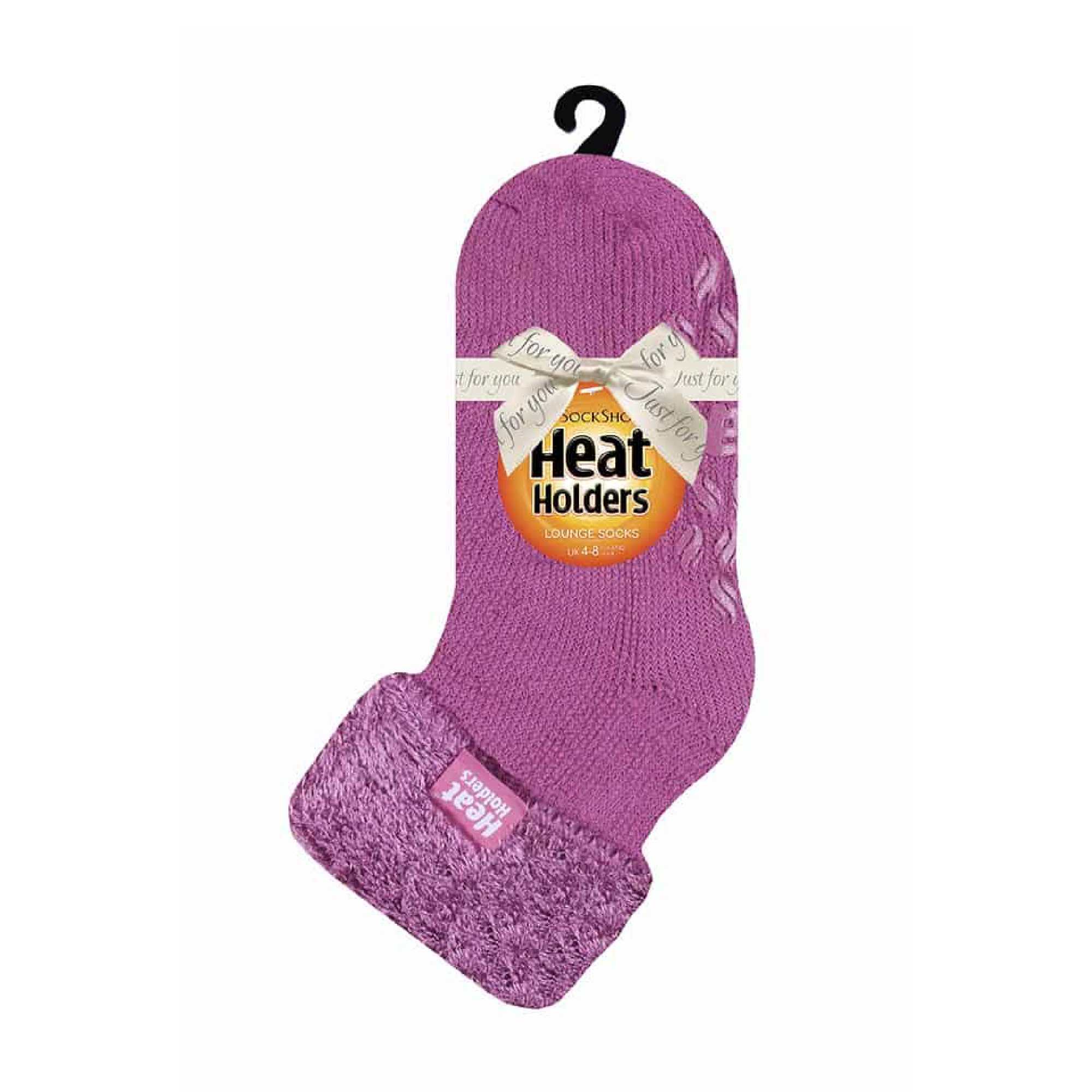 Ladies Non Slip Thermal Low Cut Ankle Slipper Bed Socks with Grips - Image 22