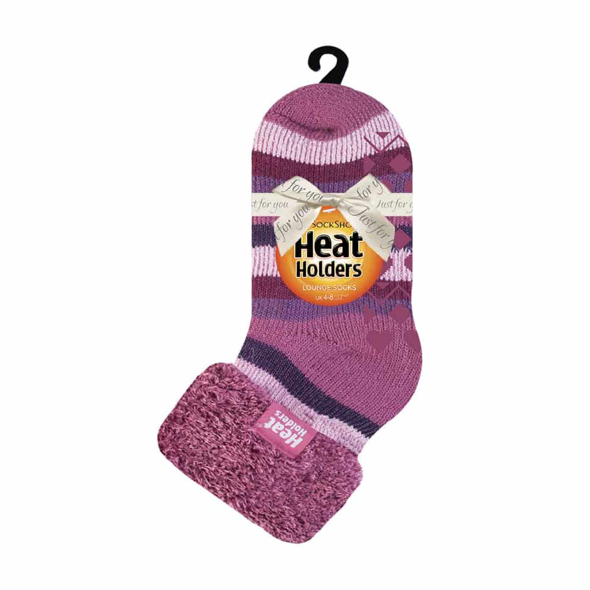 Ladies Non Slip Thermal Low Cut Ankle Slipper Bed Socks with Grips - Image 50