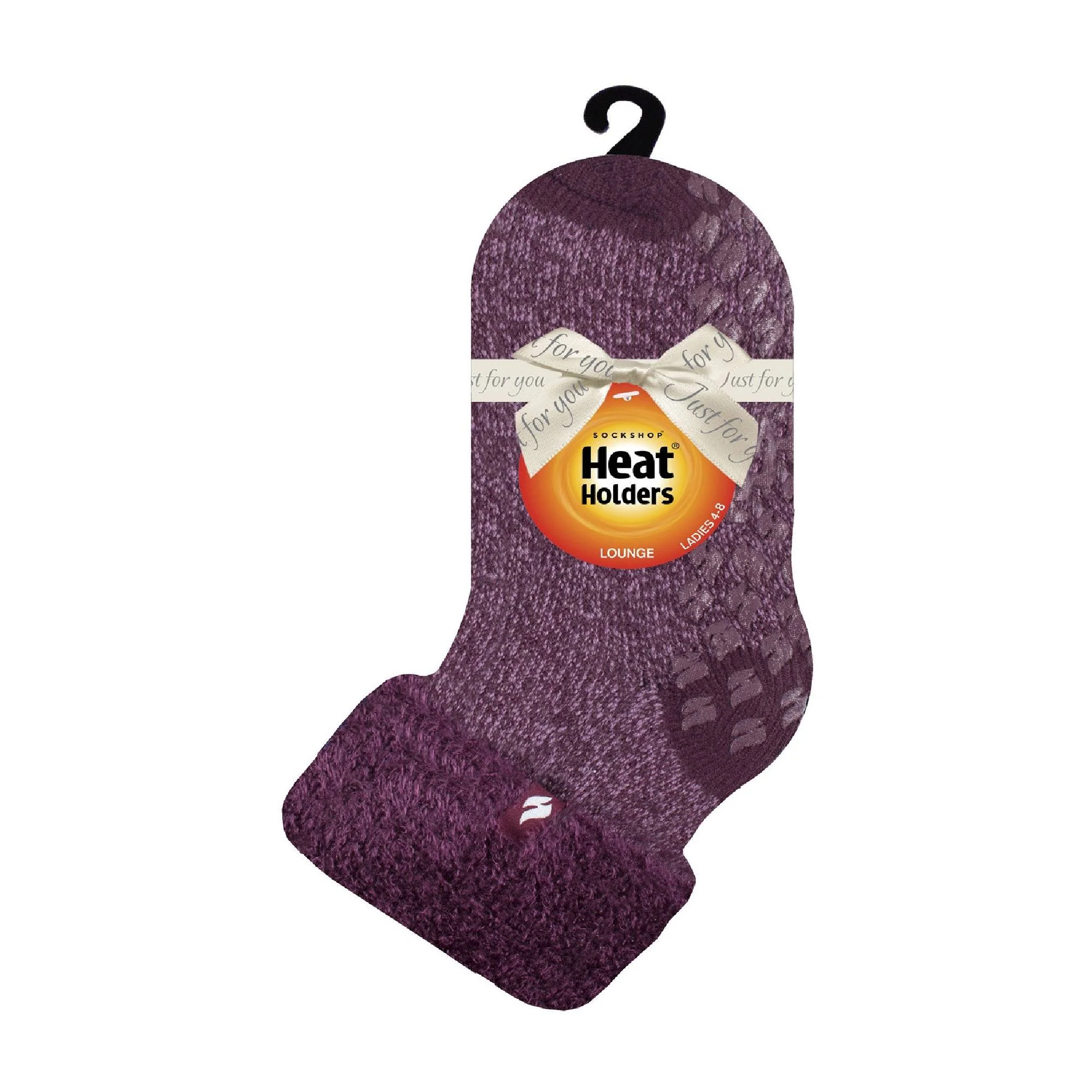 Ladies Non Slip Thermal Low Cut Ankle Slipper Bed Socks with Grips - Image 82