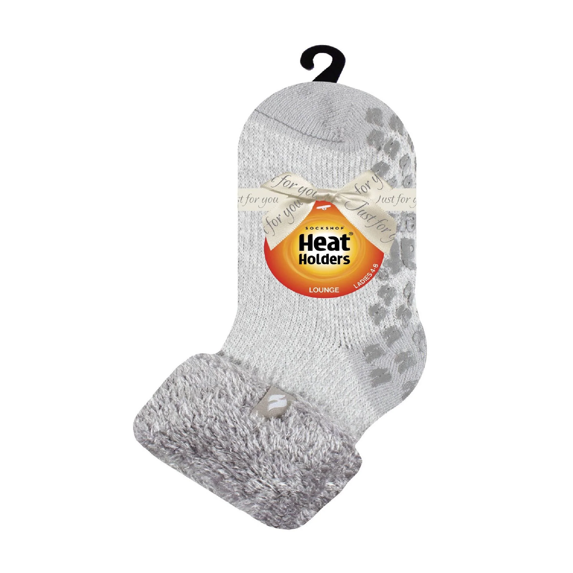 Ladies Non Slip Thermal Low Cut Ankle Slipper Bed Socks with Grips - Image 90