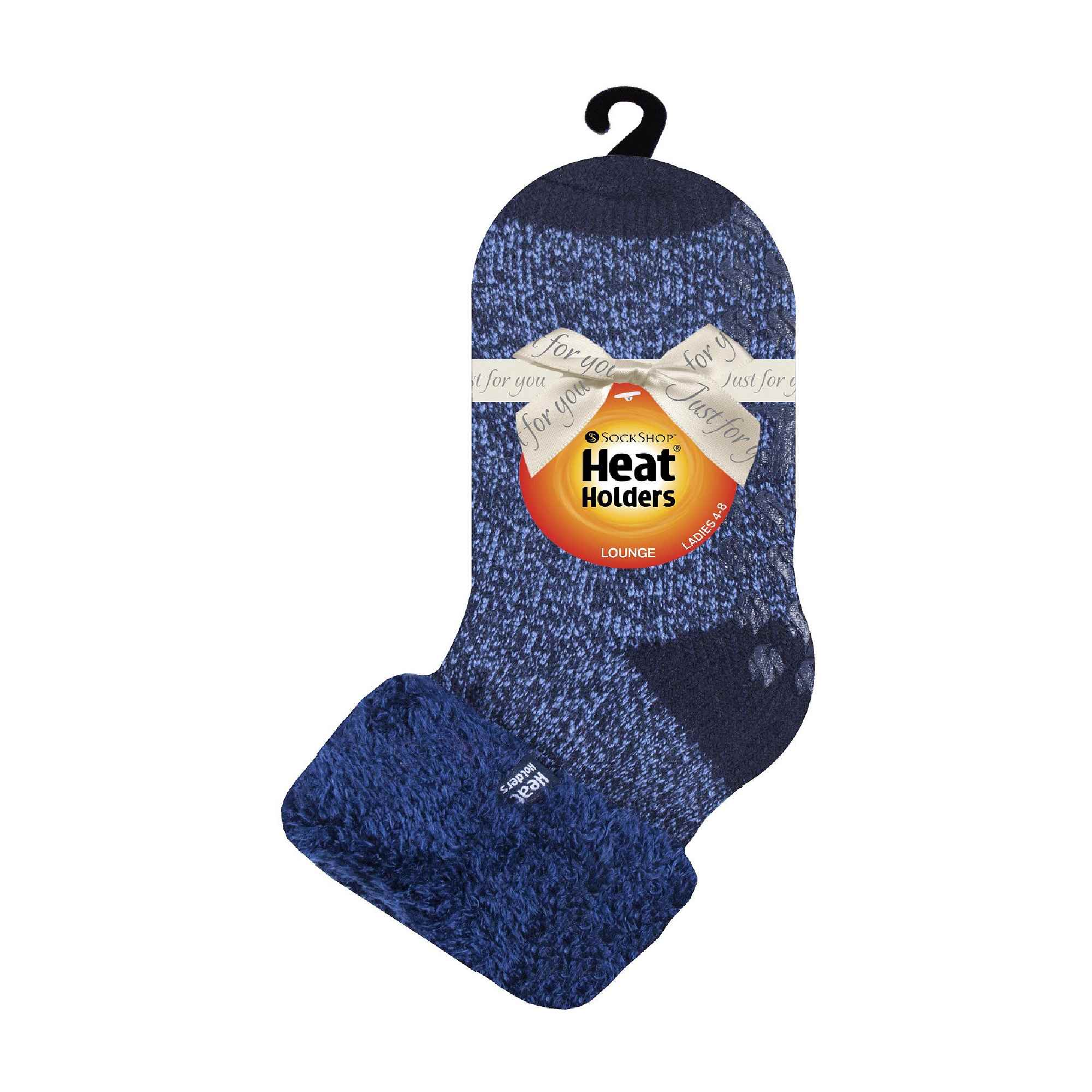 Ladies Non Slip Thermal Low Cut Ankle Slipper Bed Socks with Grips - Image 94