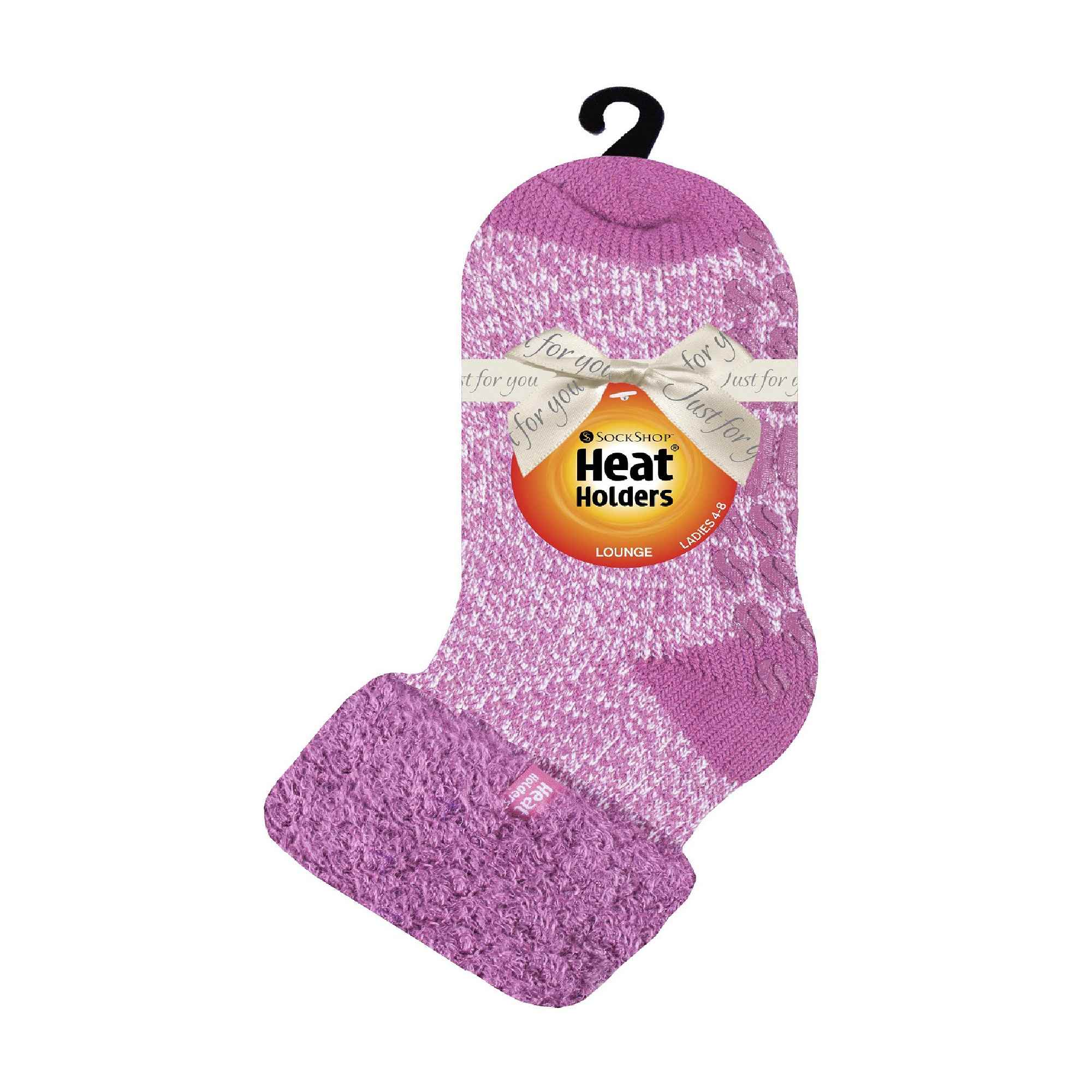 Ladies Non Slip Thermal Low Cut Ankle Slipper Bed Socks with Grips - Image 98