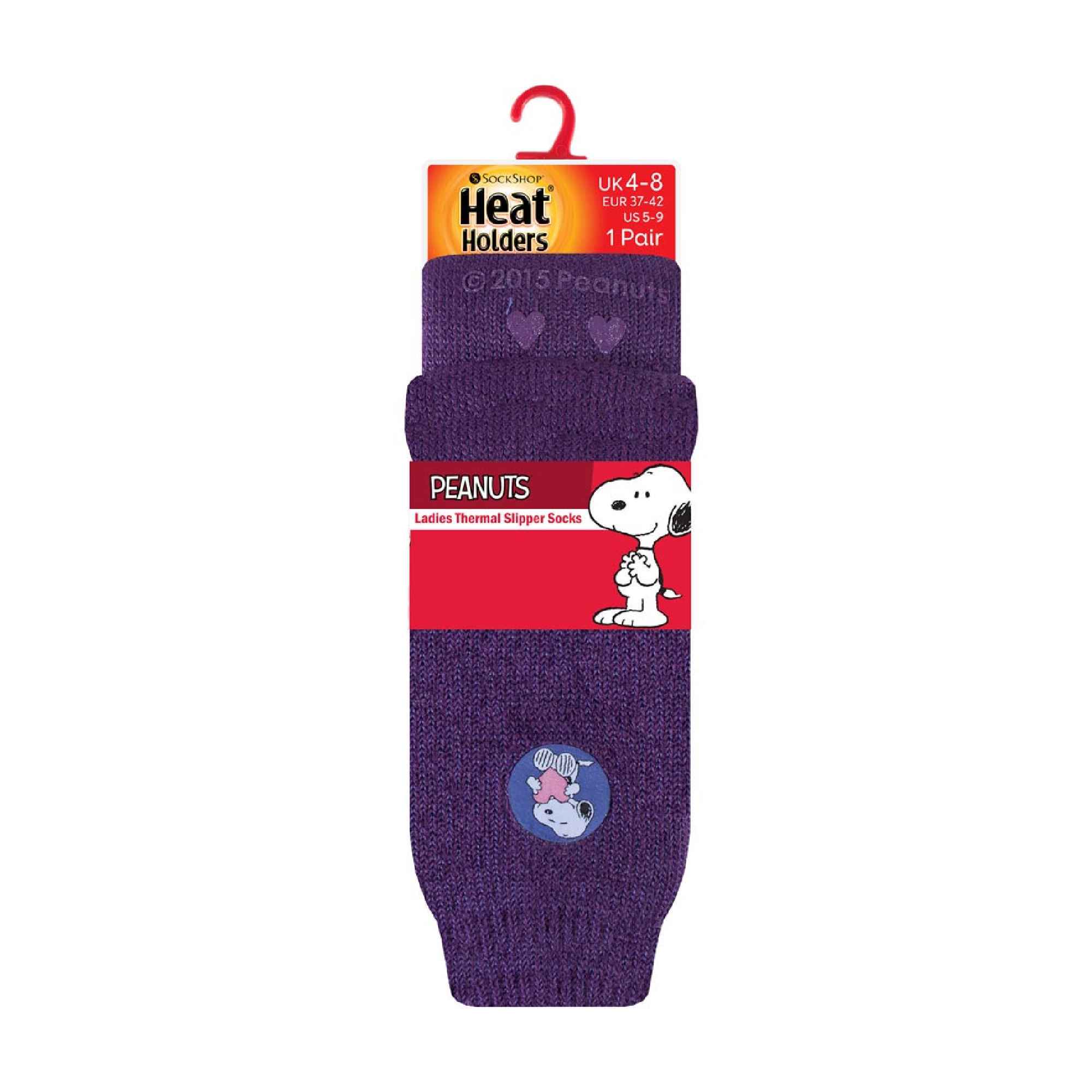 Ladies Snoopy & Minnie Mouse Novelty Thermal Slipper Socks - Image 6
